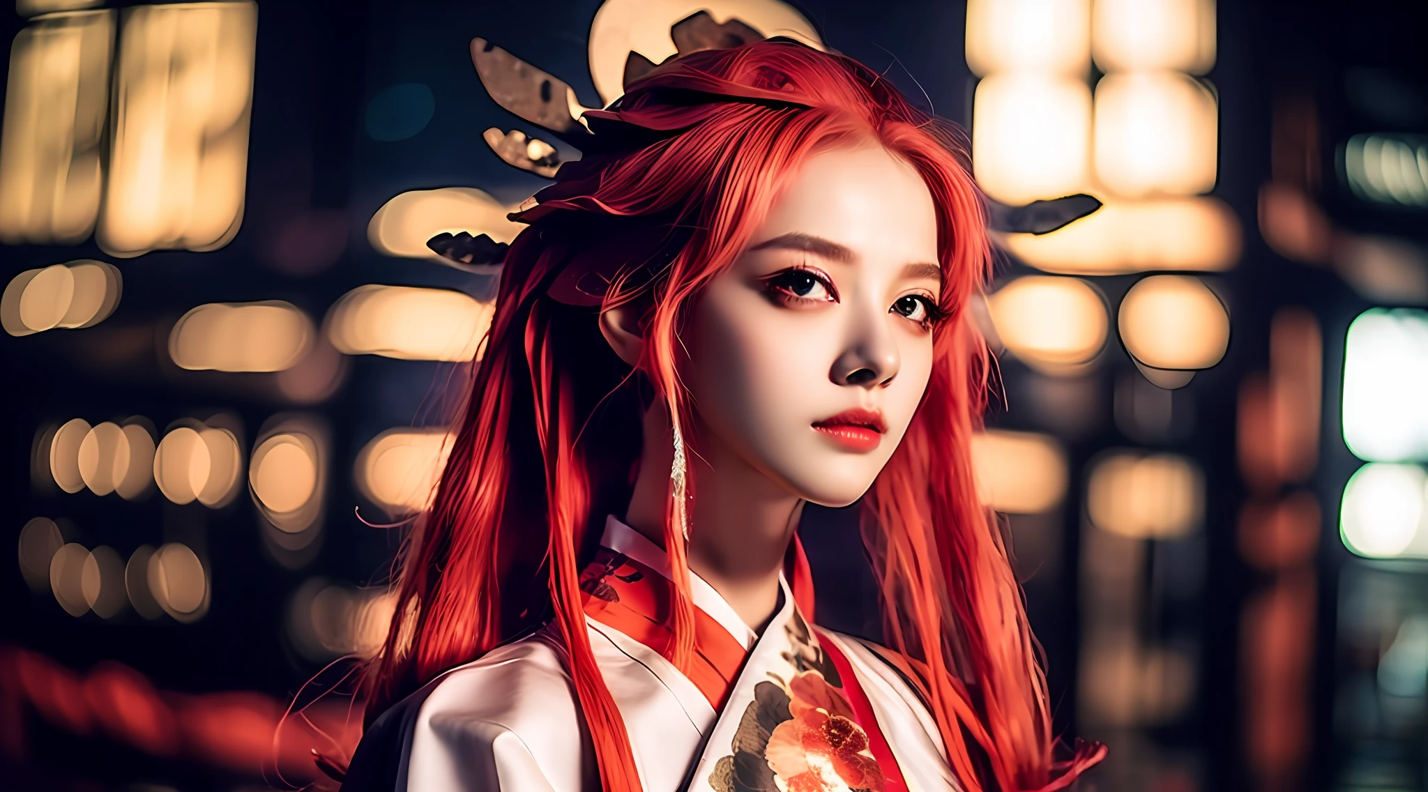 best quality, masterpiece, highres, wuxia 1girl, china dress, super Beautiful face, super beautiful eye, super beautiful hair