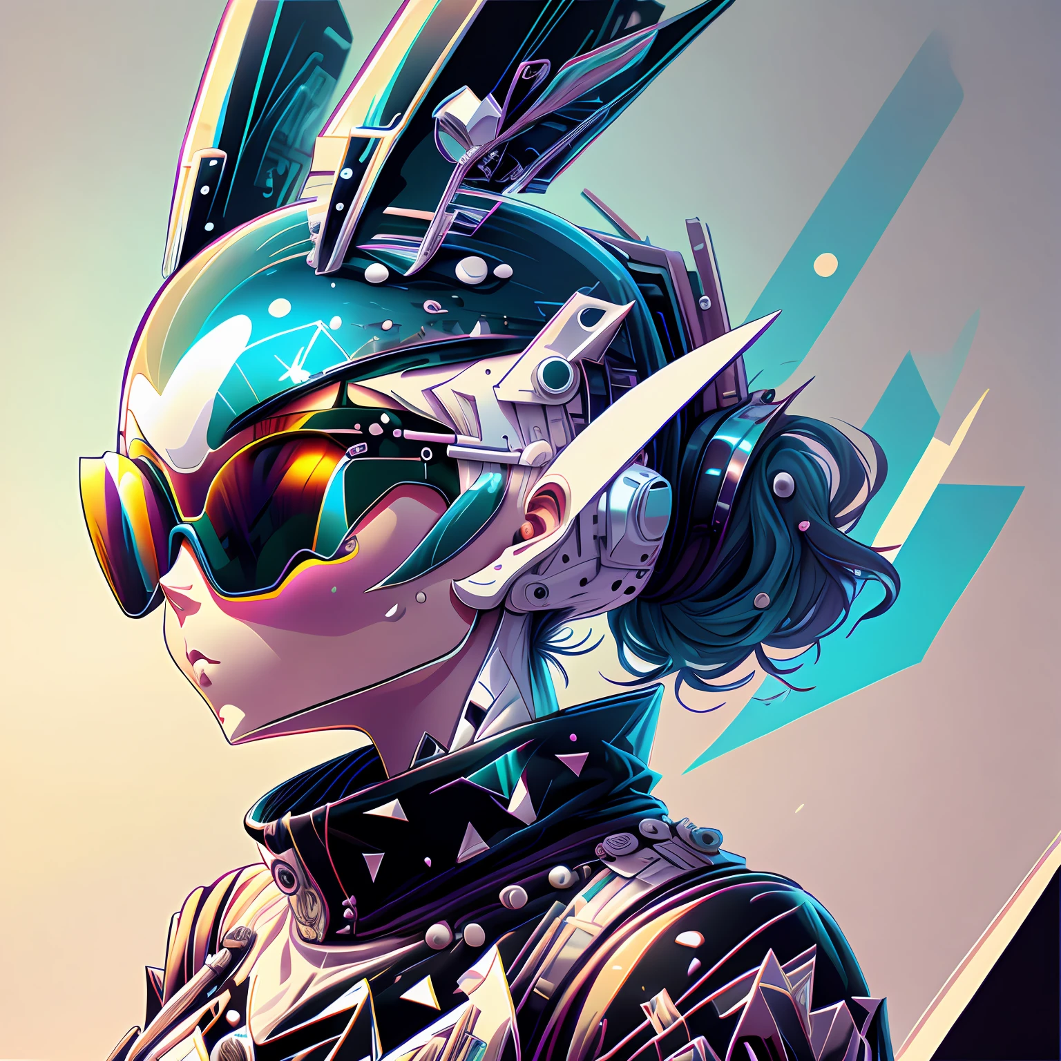 edgBunny,pop-art,Flat style
