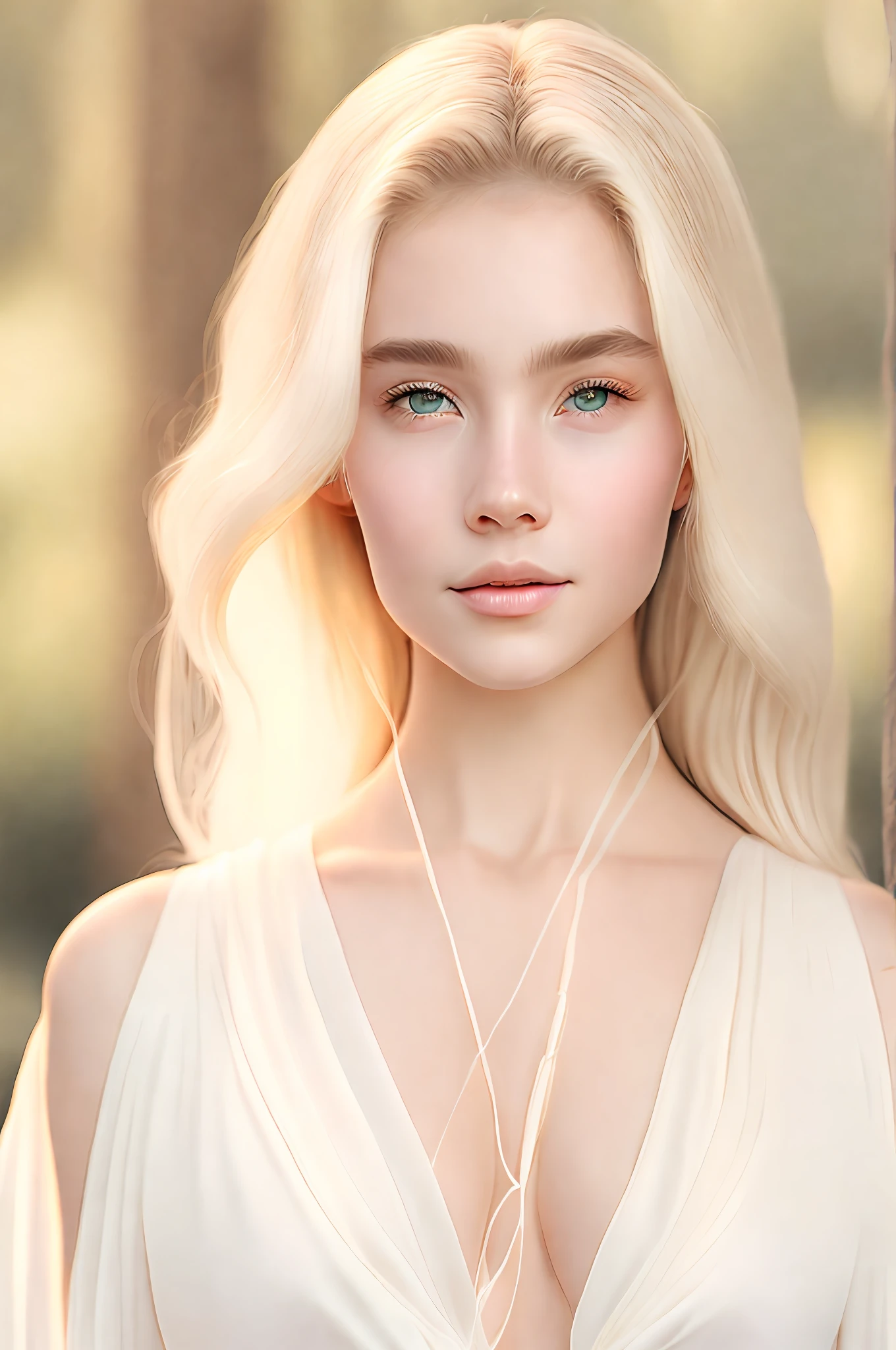 ((front view shot)), ((A very cute girl sitting on floor, and wearing a white silk extreme micro string, a loincloth of white silk string, in a beautiful park)), ((smug look)), ((wearing a white silk plunging shirt: 1.5)), (big breasts :1.4), 8k, RAW photo, (highly detailed skin:1.2), photography, masterpiece, best quality, dark grey background, (a beautiful caucasian girl with beautiful gorgeous light blonde hair, white skin, beautiful soft big breasts ,Ultra-detailed face,