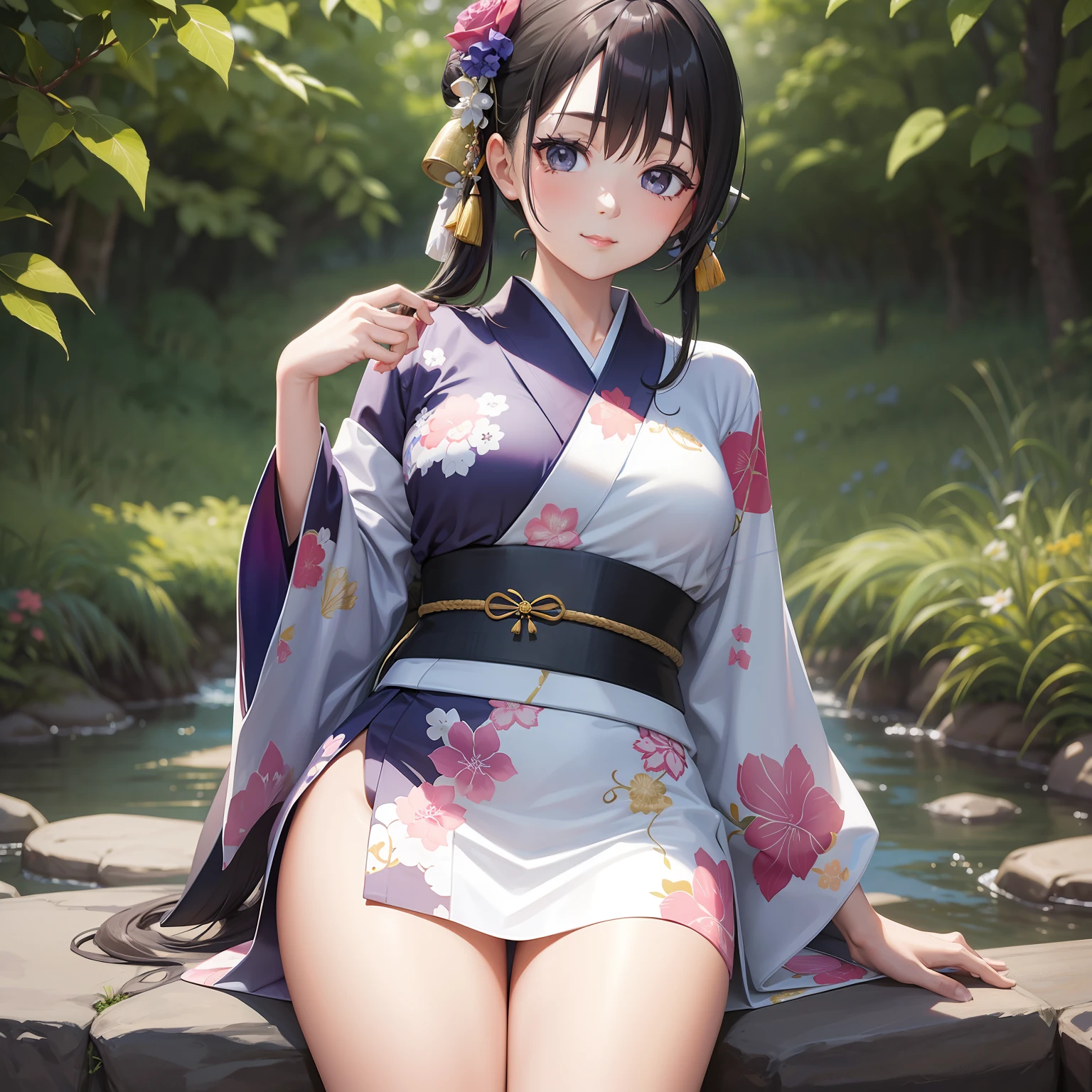 Have a kissel、Kimono beauty