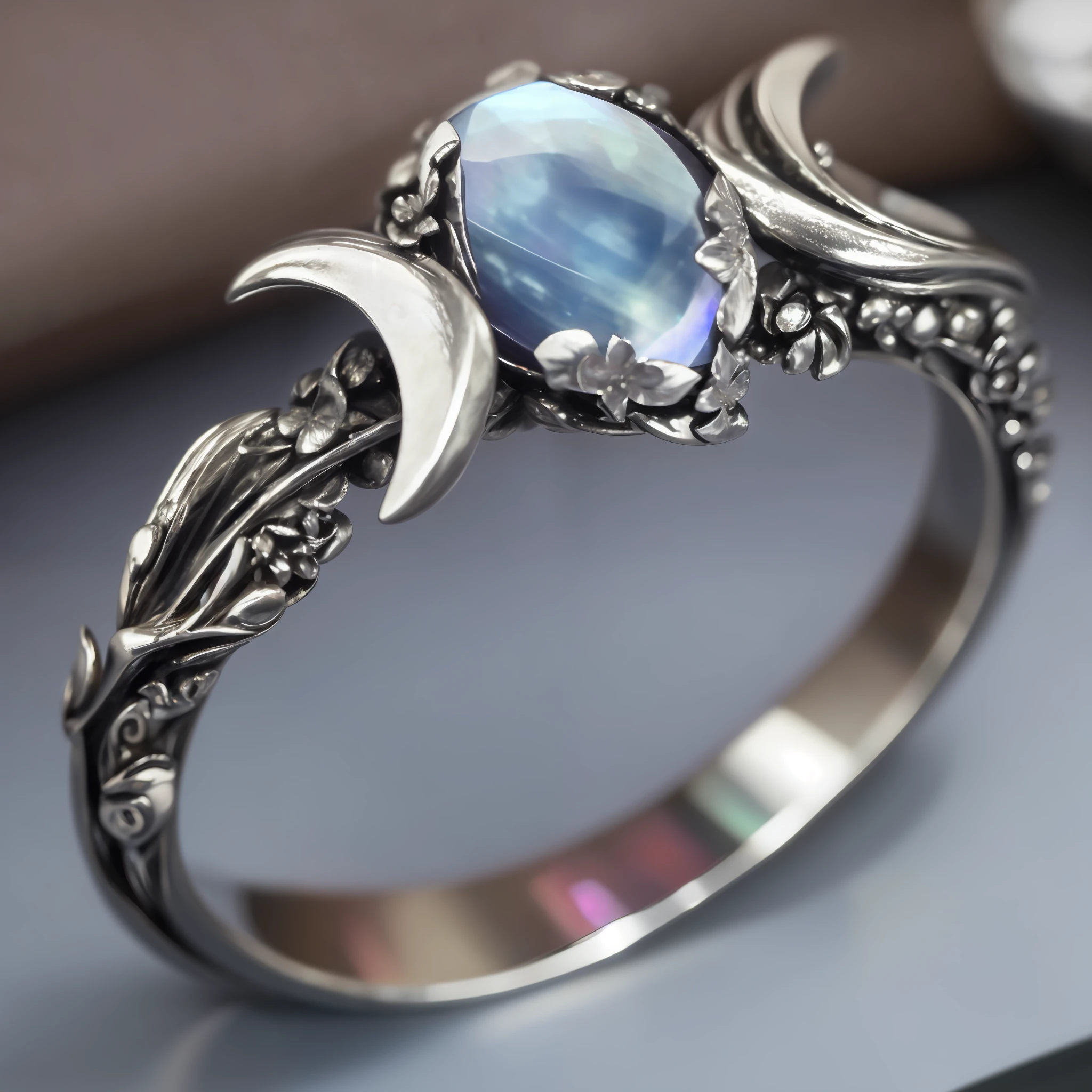 themoon，Rose flower，gyuru，moonstone，High Jewelry，k hd