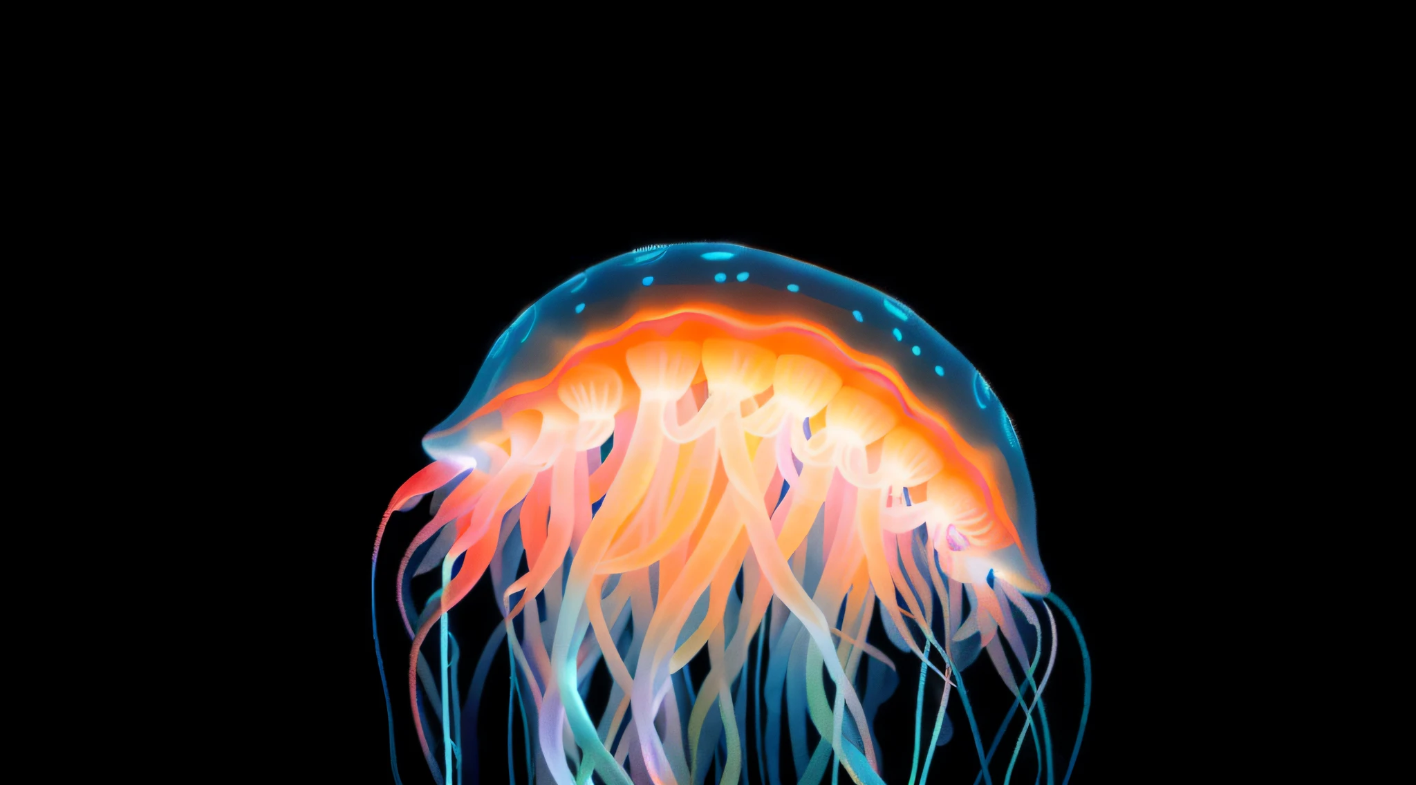 Alfeld jellyfish,Glowing orange head and long tentacles, jelly fish dancing, glowing jellyfish, phoenix jellyfish, translucent glowing jellyfish, jelly fish, jellyfish, neon jellyfish, sea like jelly, transparent jellyfish, bioluminescent jellyfish, jellyfish gelatin, jelly fish, jelly fish, Hamburg mixed jellyfish, jelly glow, jellyfish pheonix, blue jellyfish