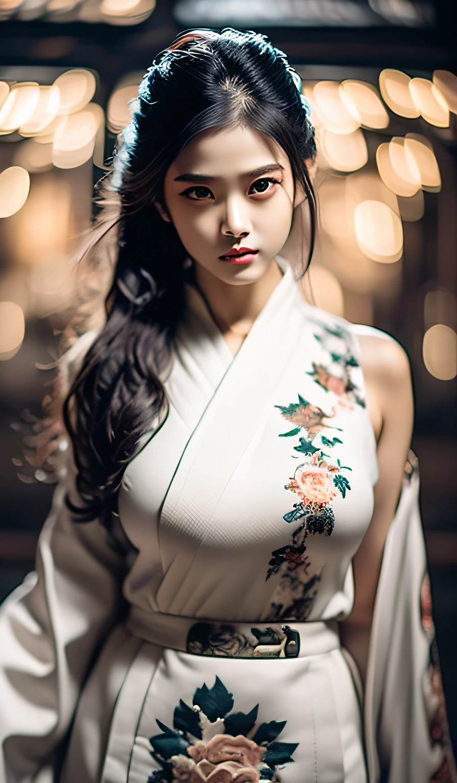 Best quality, Master, A high resolution, Wuxia 1girl, china dress, Super beautiful face, super beautiful eye, Super beautiful hair Super beautiful face,Super beautiful eyes,Super beautiful hair,Extra-long legs,Take a full-body photo
