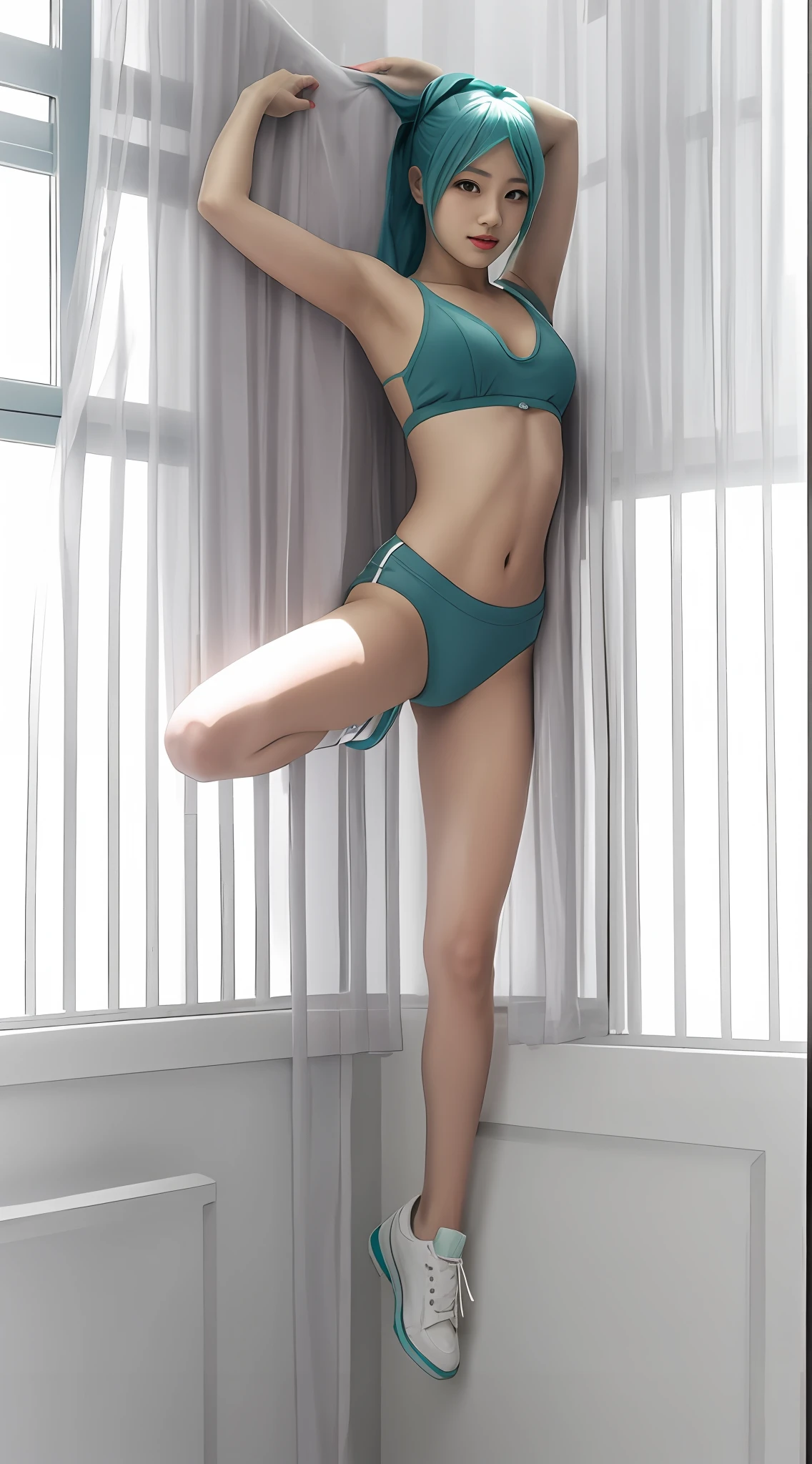 1girl in、miku hatsune、
