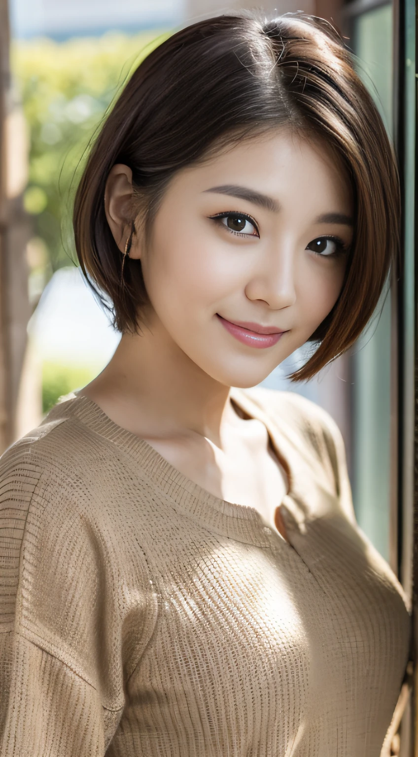 portlate、8K、hightquality、Realistic photo images、26 year old、A Japanese Lady、Neat and clean wife、small tits、house wife、Reproduce natural and realistic eyes、Japan Person Stand、small tits、Beautiful black hair、Shorthair、light make-up、octan render、beautiful lighting、Composition of the golden ratio、a smile、everyday clothes、dressed casually、Natural background、blured background、4K、high-level image quality、Realistic photo images、A Japanese Lady、37 years old、Pure Japan human features、Lovely wife、The upper part of the body、small tits、Light makeup、Suppin、Neat and clean beauty、A MILF、Sober clothing、greys、beige、bloo、plain、Casual attire、A slight smil、A dark-haired、Small black eyes、Background bokeh