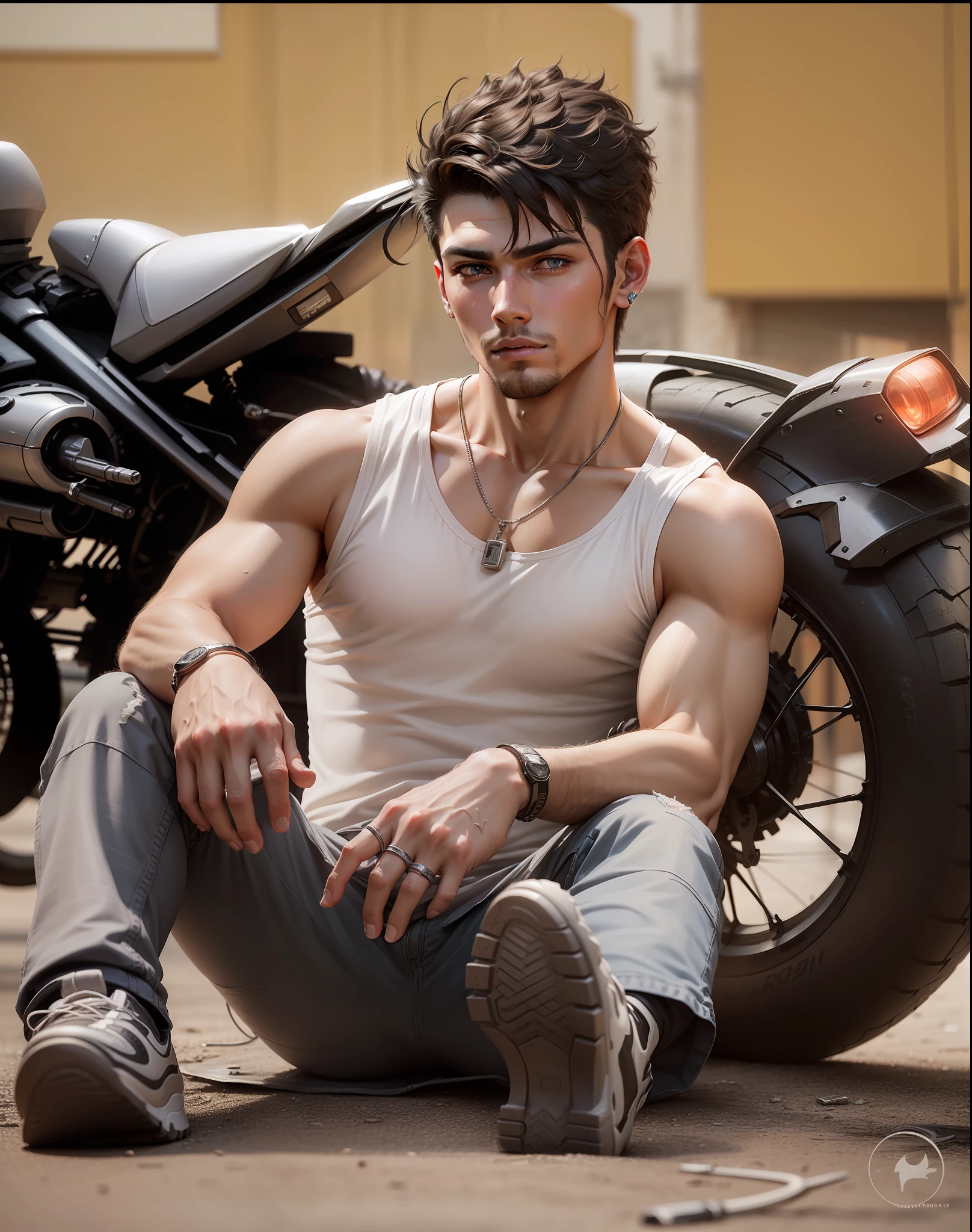 Background change cyberpunk handsome boy ultra realistic face
