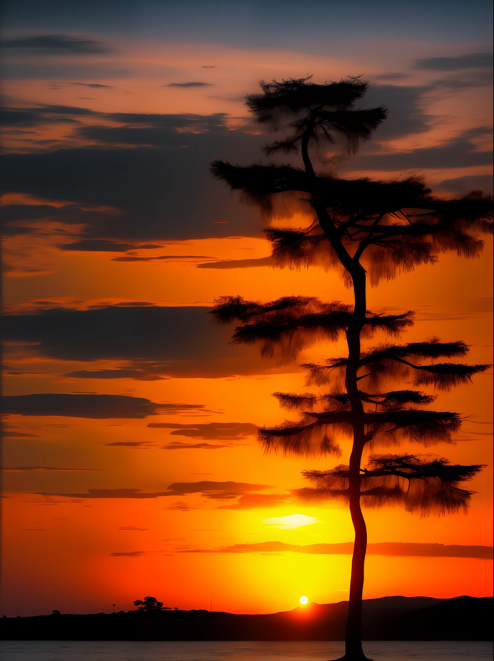 Real sunset