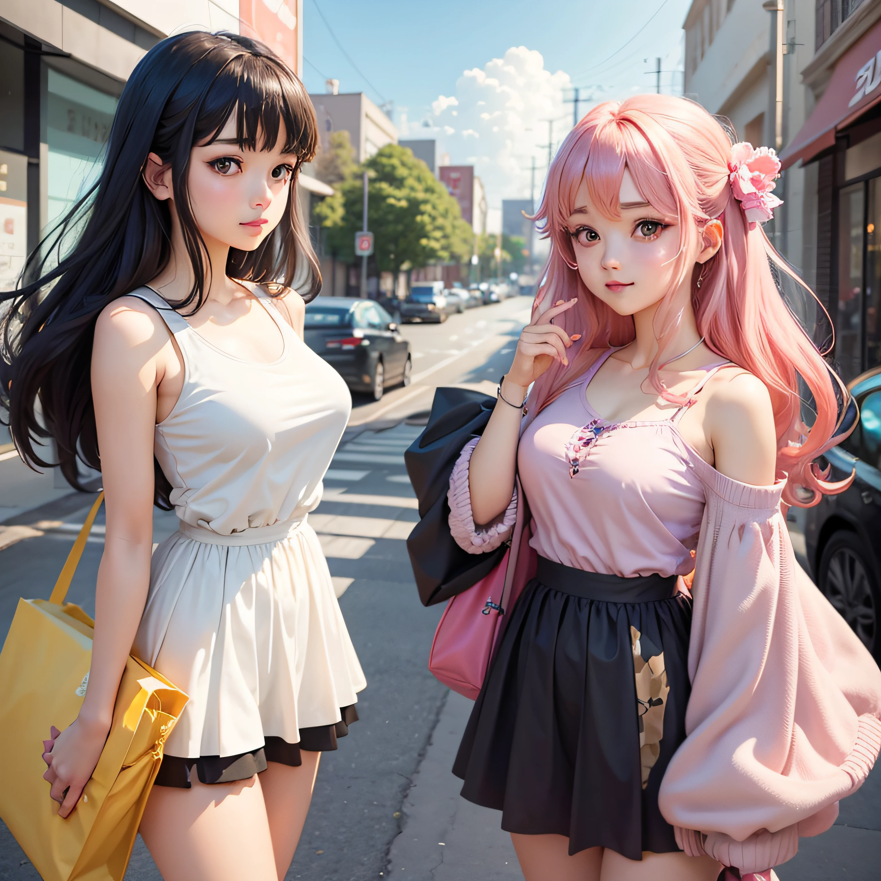 Two-dimensional shoujo upper body anime --auto