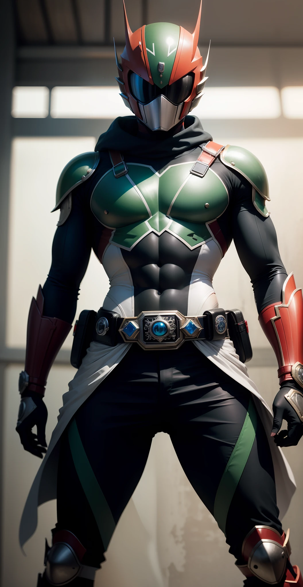 Kamen Rider,There is a deformation band at the waist,The finest details,Highest quality,The belt is more detailed,Big eyes,Large belt,There is thick metal armor on the surface of the body,Very detailed belt,Delicate belt