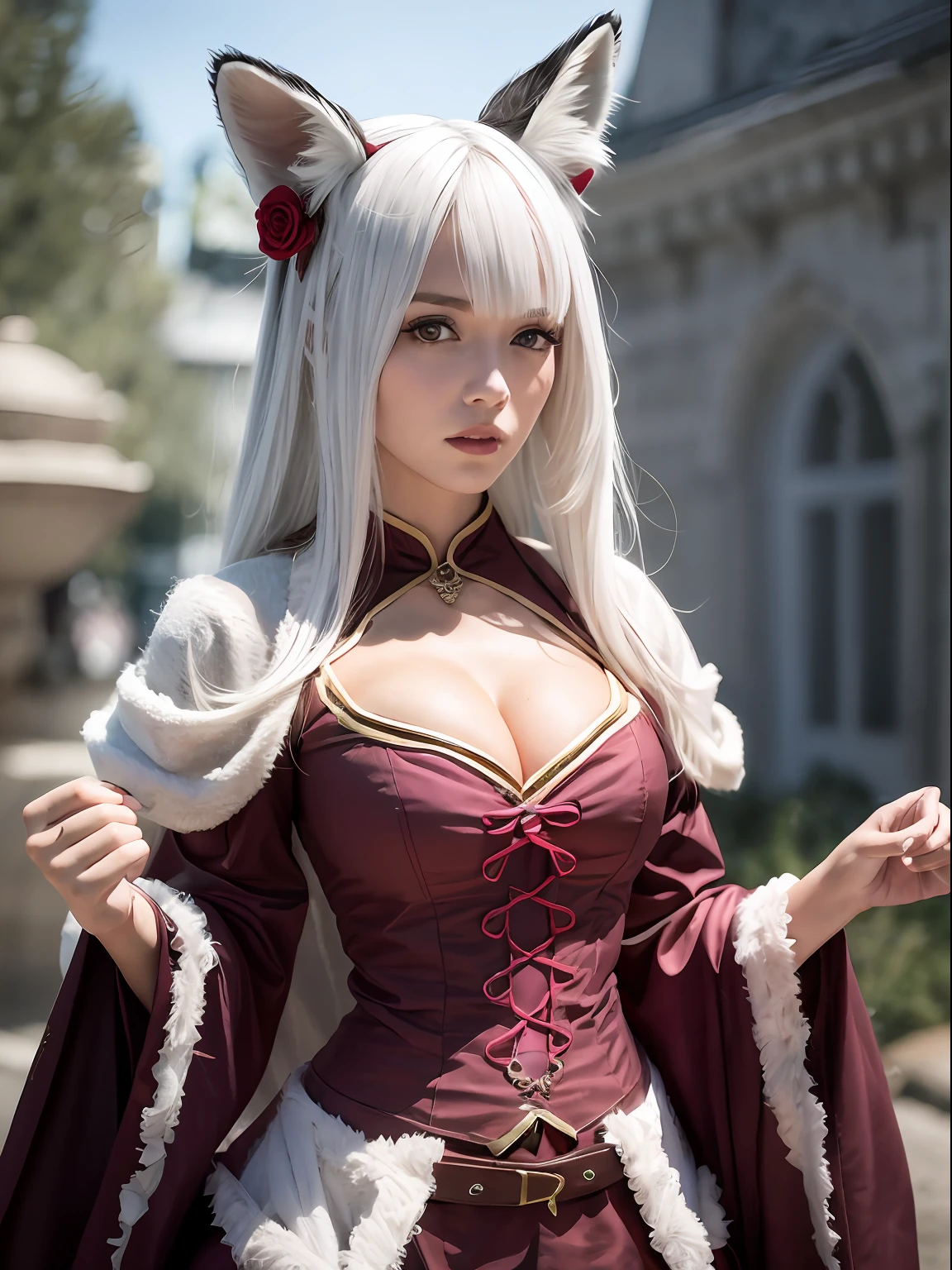ultraclear,8K,Female monsters,period costume,ancientry,fox spirit