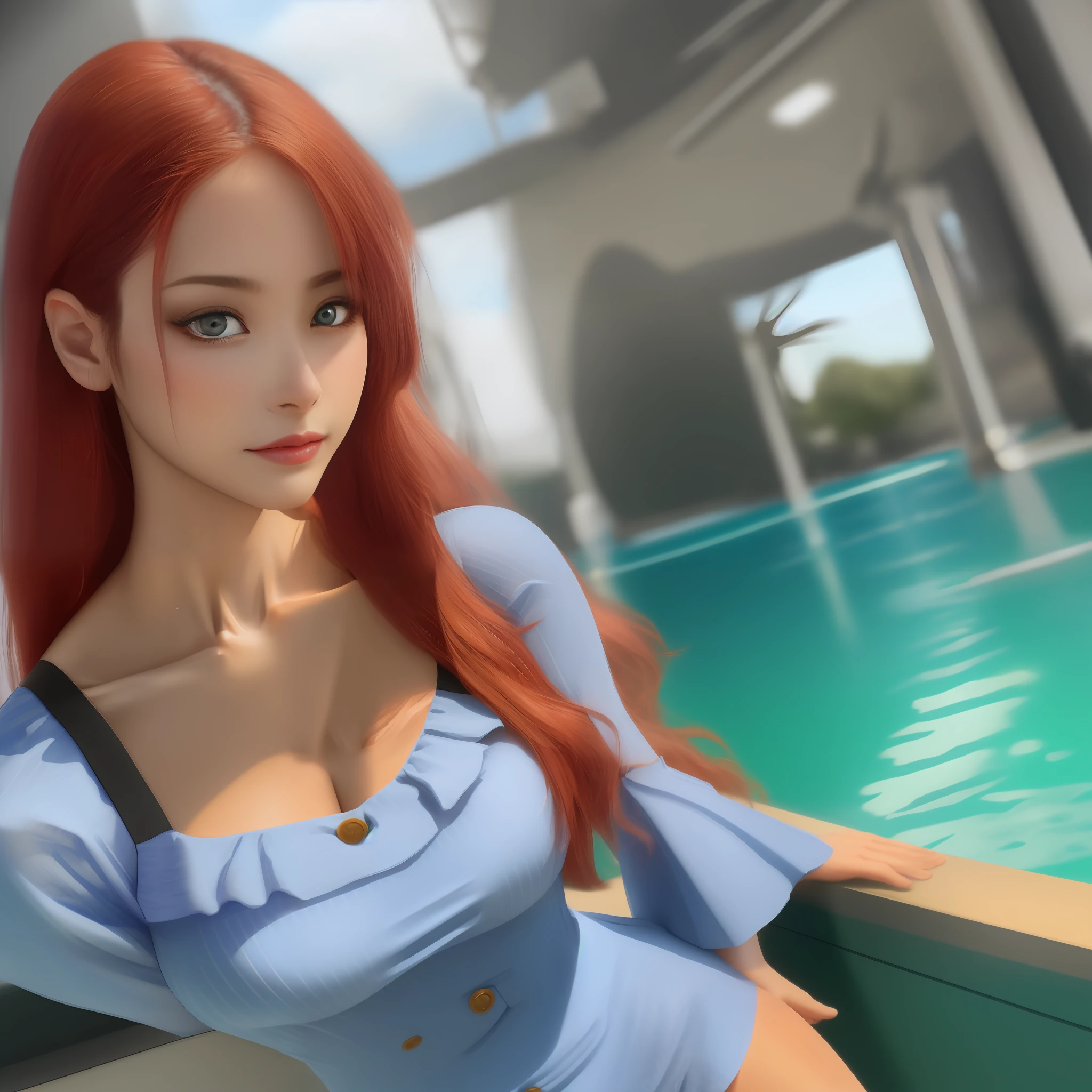 Leaky breasted beauty