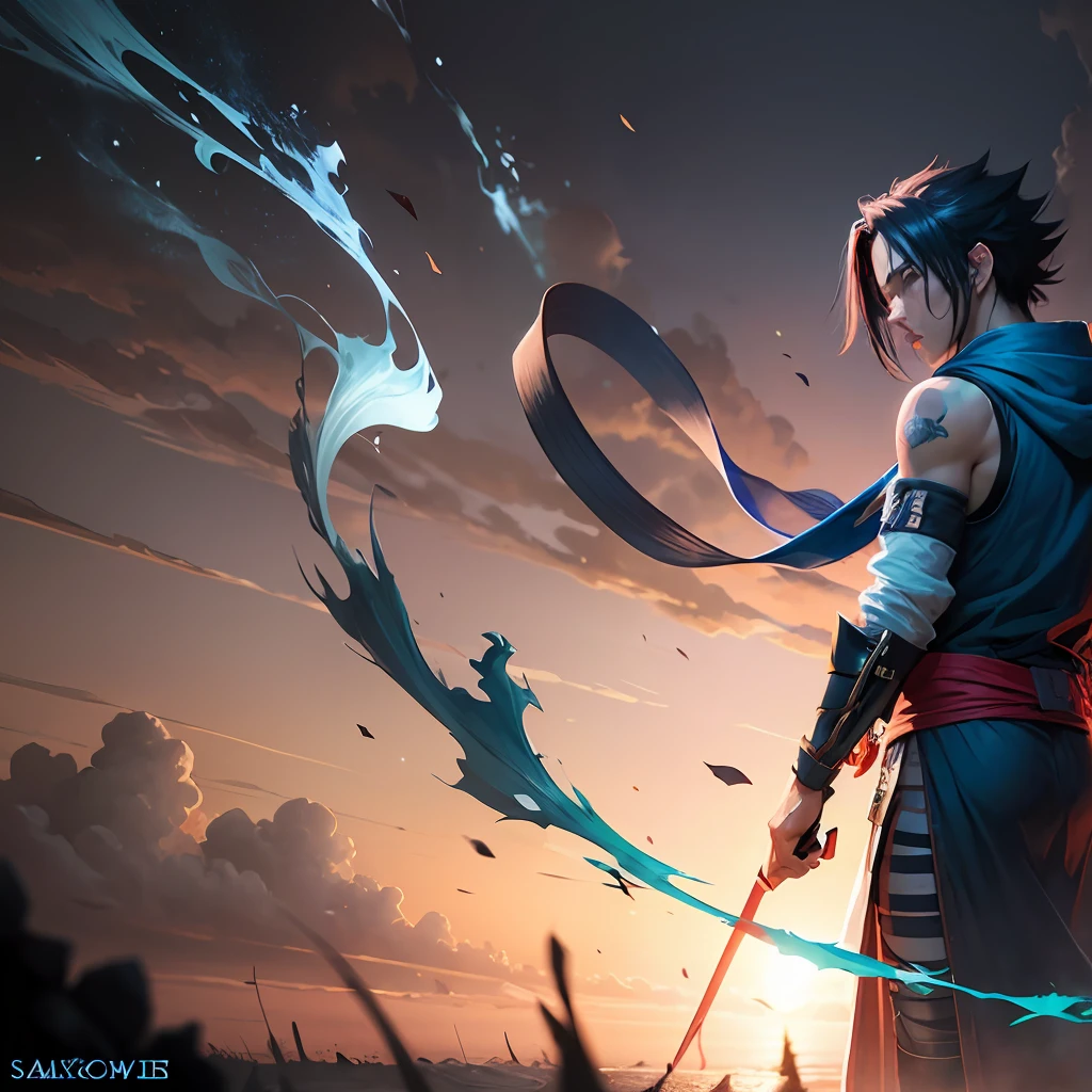 sasuke, blue colors --auto --s2