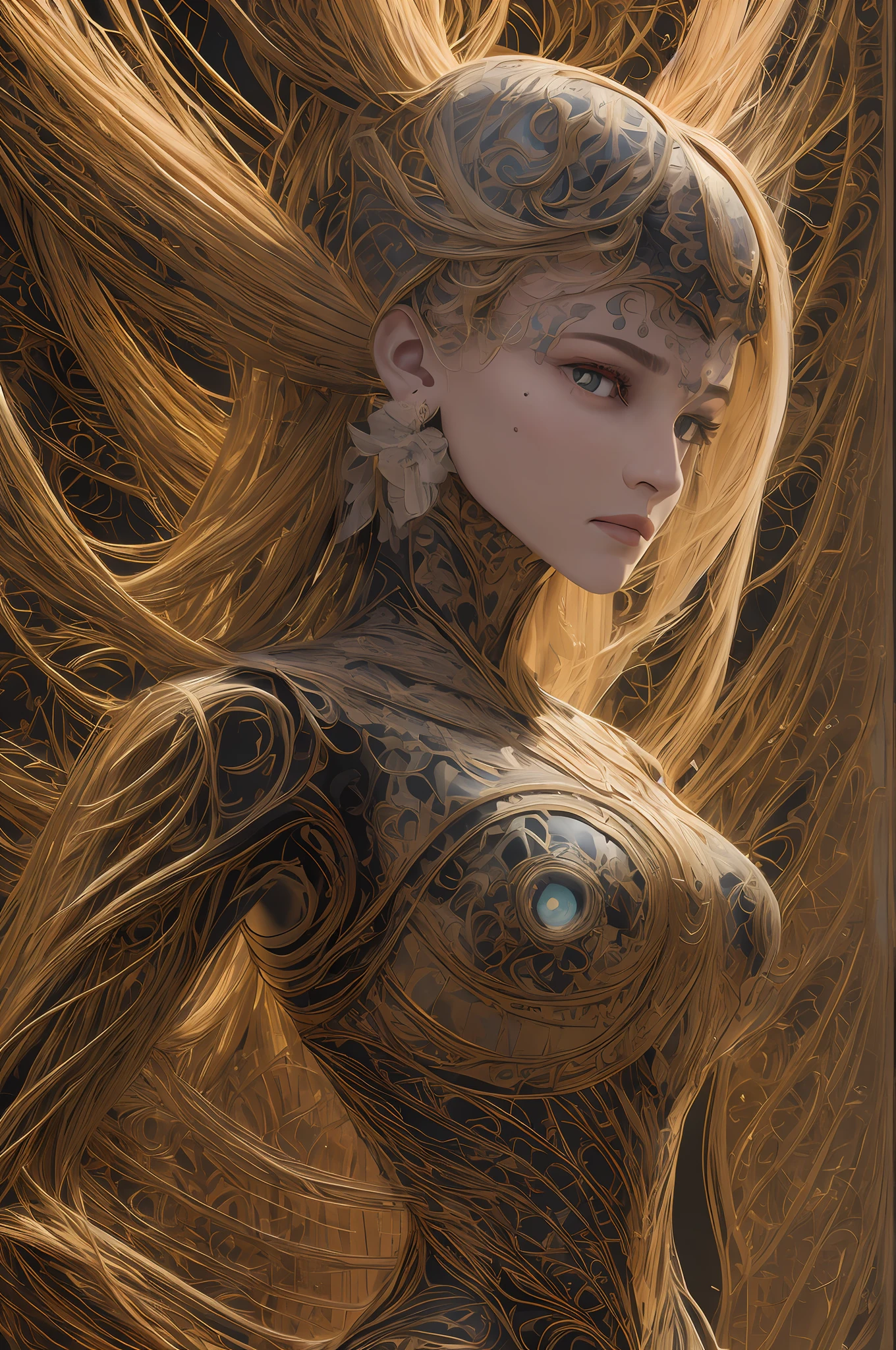 The eyes are delicate,pleasing