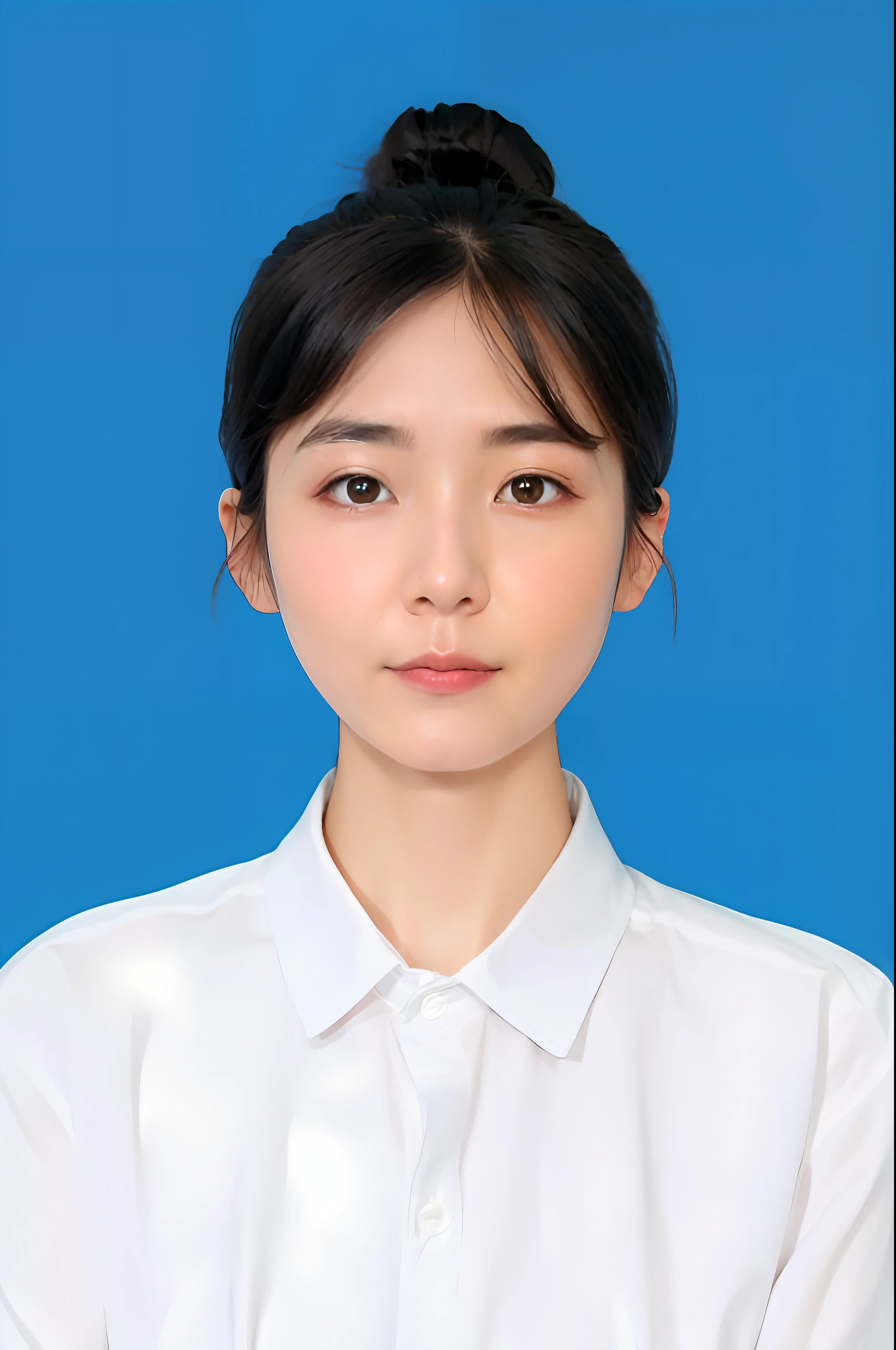 a close up of a woman with a white shirt on posing for a picture, xintong chen, Li Zixin, Zhang Pengzhen, wenfei ye, xiaofan zhang, jinyiwei, Wang Qichao, xision wu, mingchen shen, Lin Qifeng, wenjun lin, xue han, chengyou liu, Yun Ling