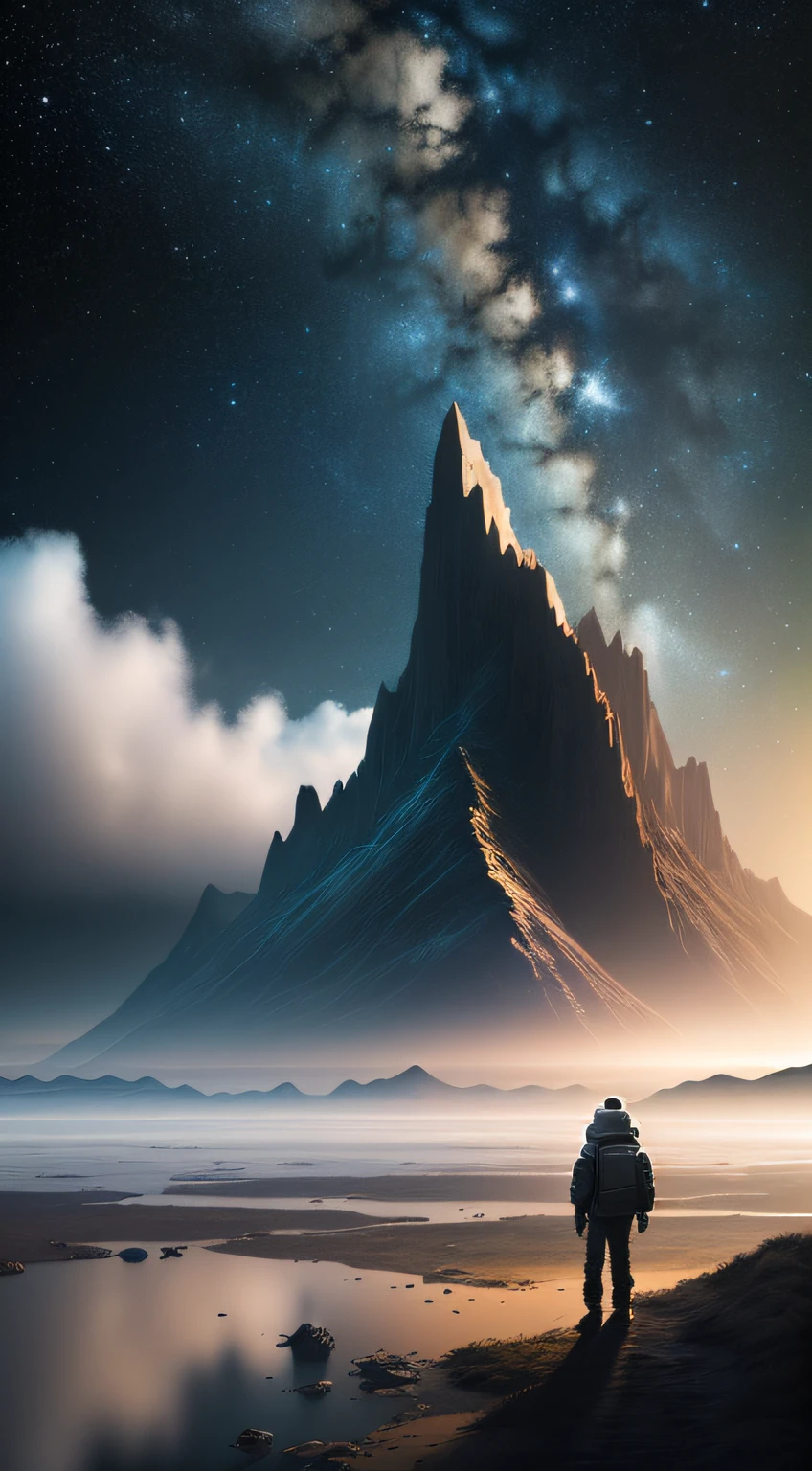 landscape, highly detailed, award-winning photography, ahead, art, digital, masterpiece, interstellar universe, sci-fi, tall, majestic