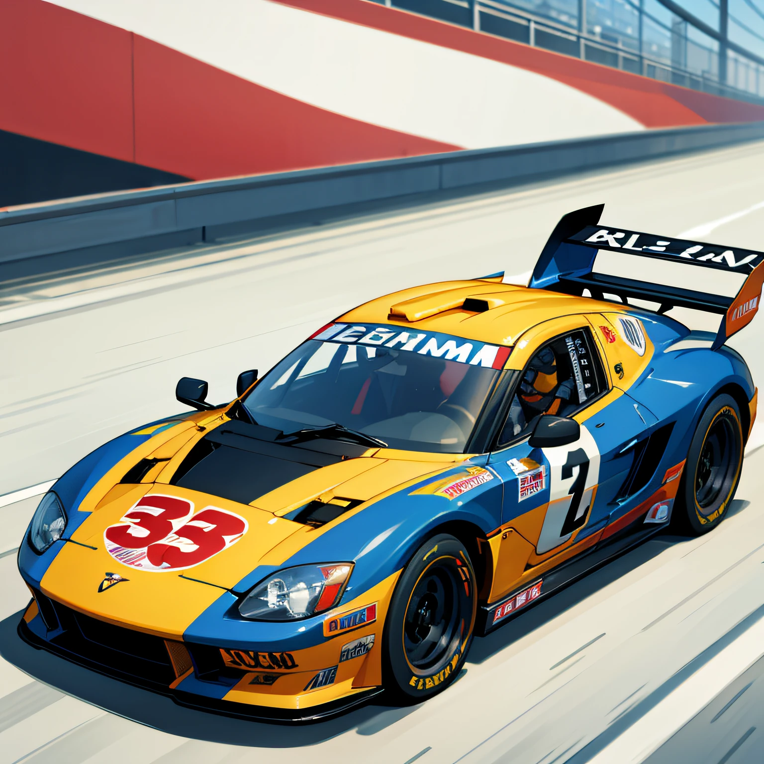 detailed back ground,racer --auto