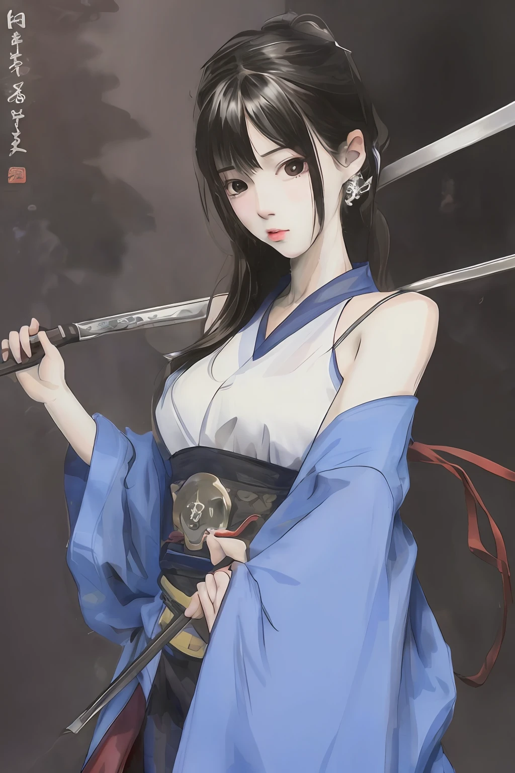 yae miko，swordsman