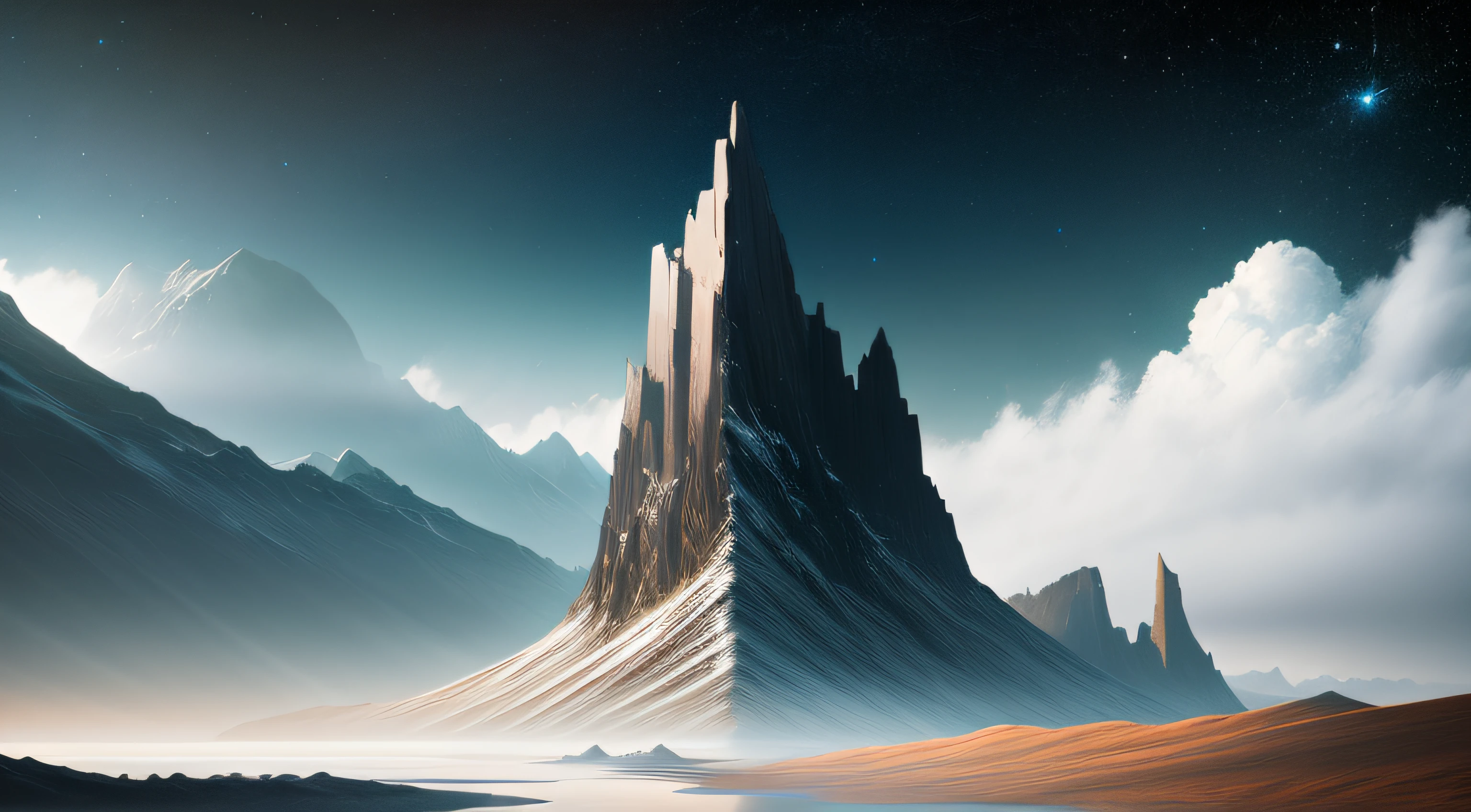 landscape, highly detailed, award-winning photography, ahead, art, digital, masterpiece, interstellar universe, sci-fi, tall, majestic