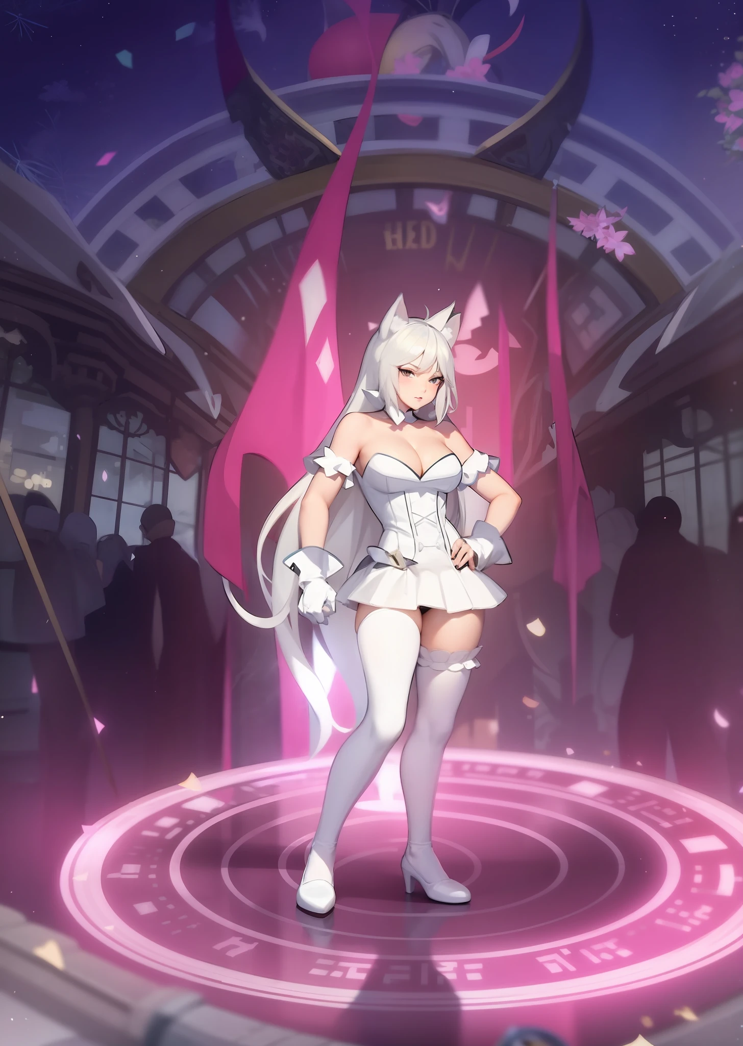 cat ear,white stockings,Beautuful Women,Raised sexy,k hd