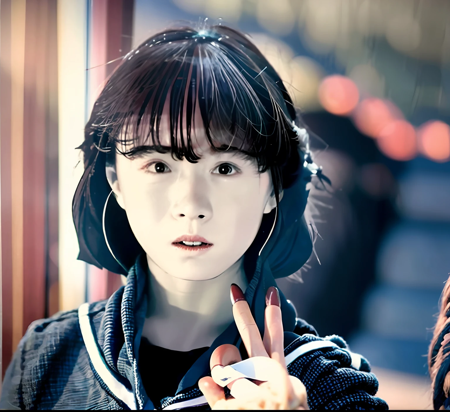 a junior high school student、Beautuful Women