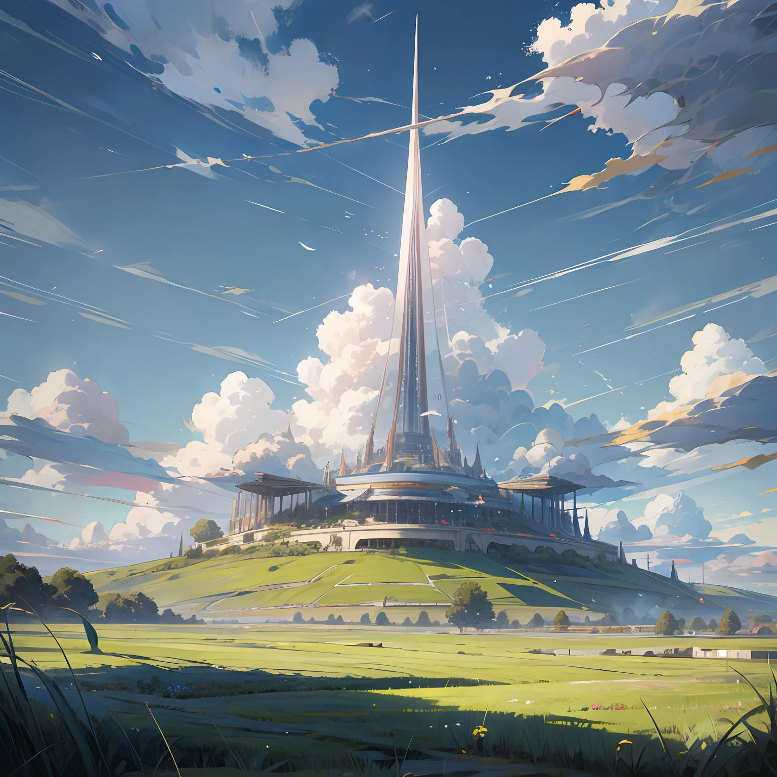 Endless grasslands and blue skies --auto