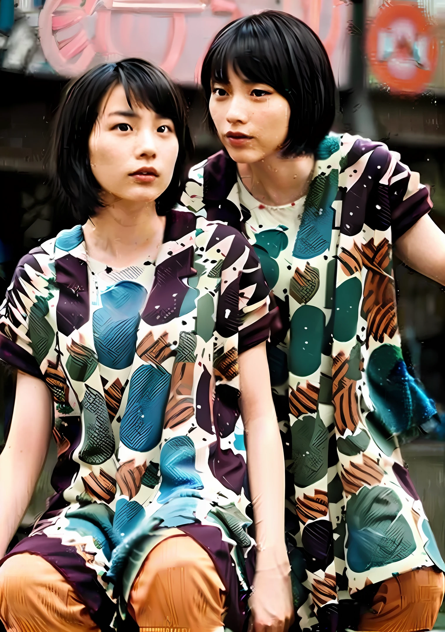 Girl from morning Musume idol group