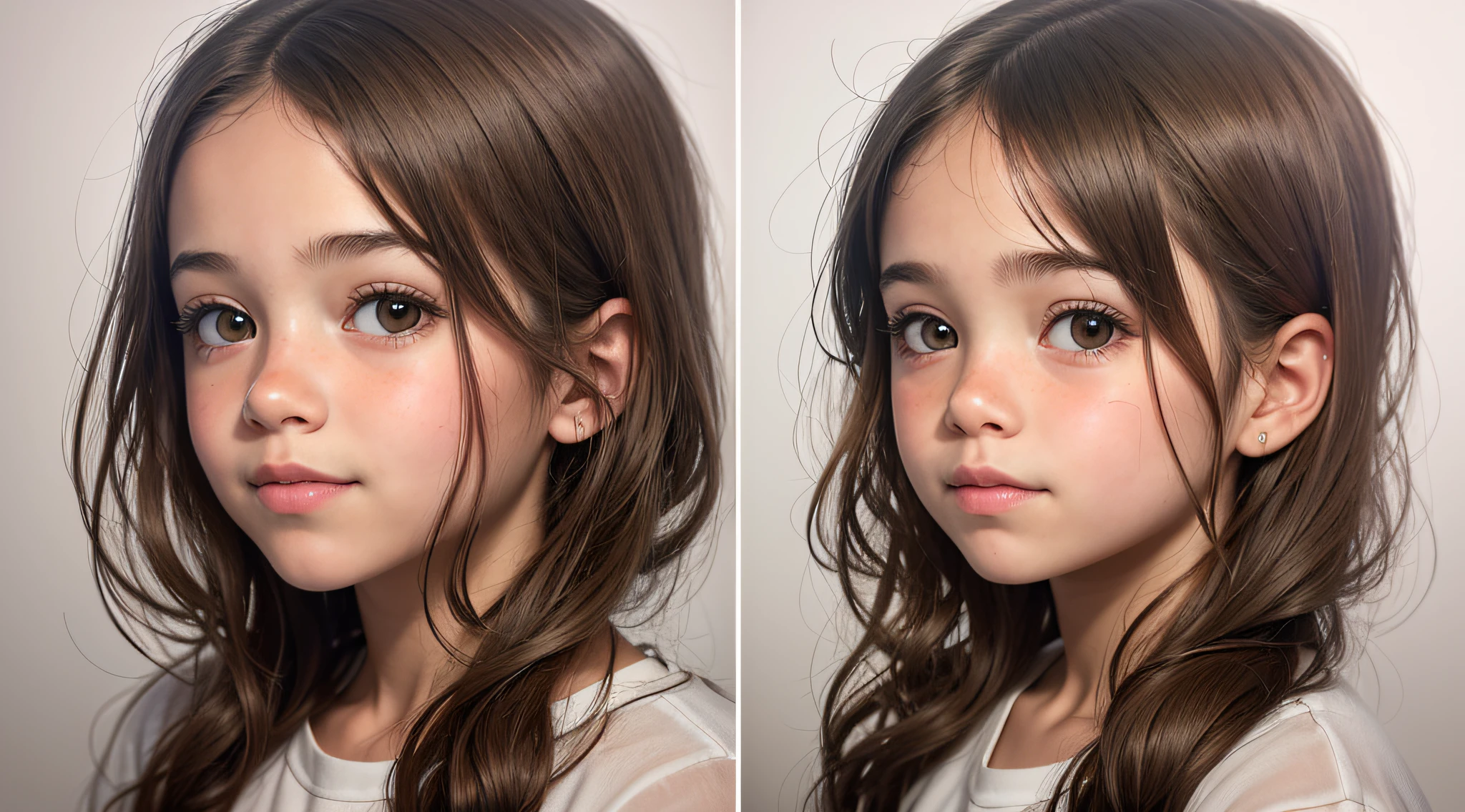um desenho de uma KIDS com um cabelo longo e um grande sorriso, potrait de um rosto feminino, rosto de umaMENINA KIDS., retrato do rosto de uma mulher, rosto da mulher, retrato do rosto feminino, sketch of a caucasian face, rosto feminino, retrato do rosto de uma MENINA, retrato do rosto da MENINA , reto rosto, desenho simples, rosto detalhado de uma MENINA KIDS.