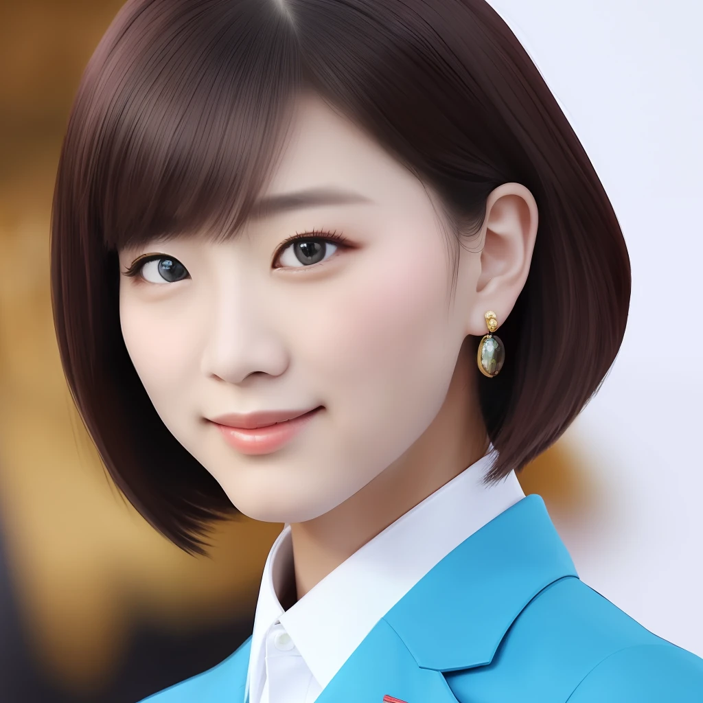 A beauty with a sense of authenticity with high appearance。