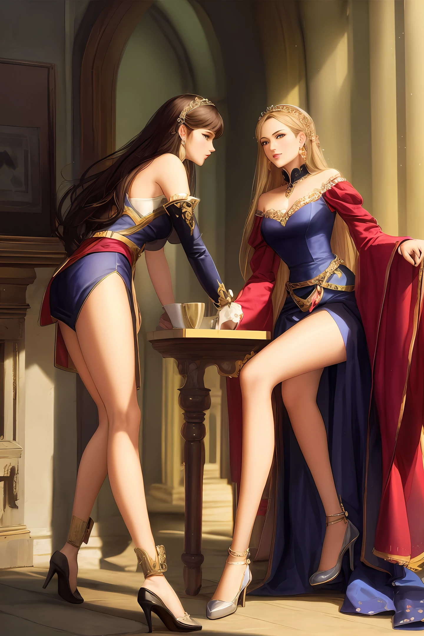 Beautuful Women,Need,Long legs,Royal sister,Need