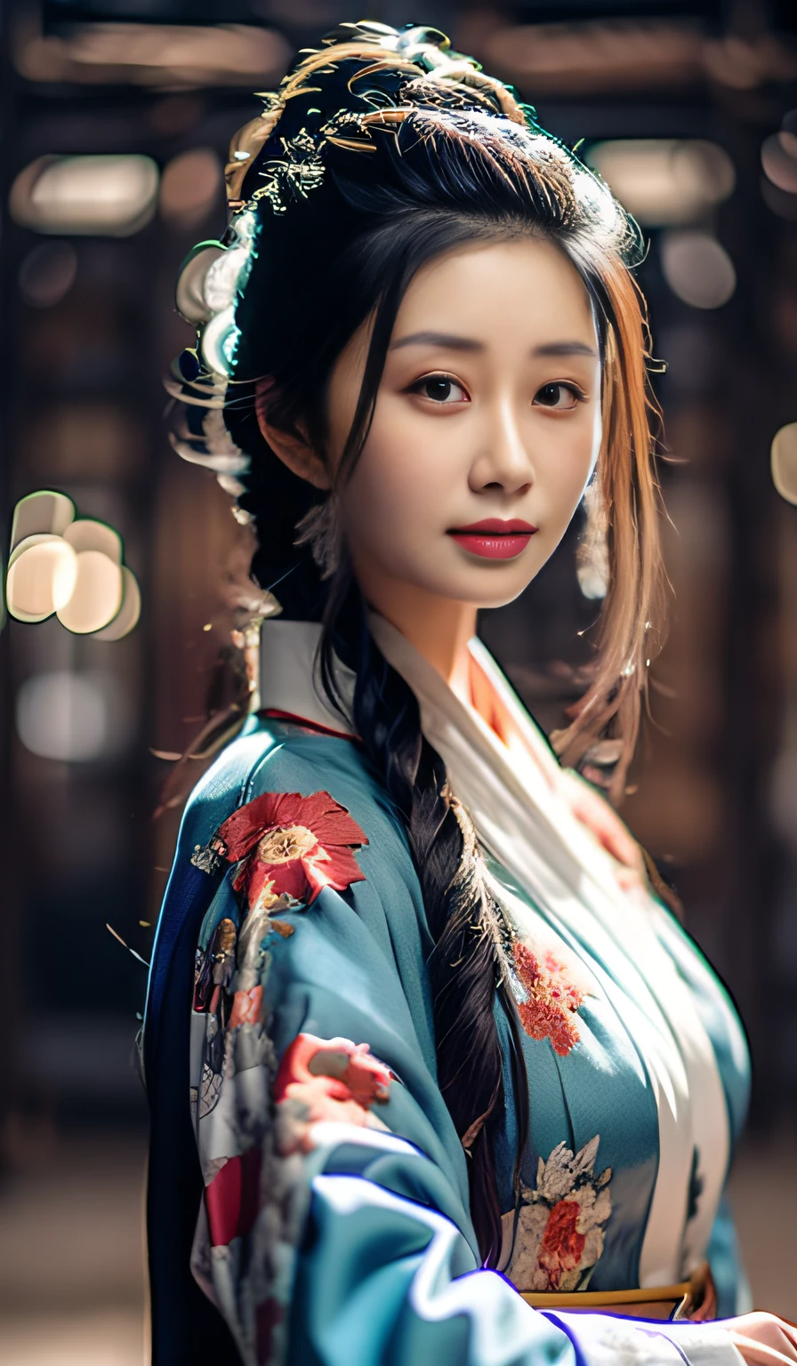 best quality, masterpiece, highres, wuxia 1girl, china dress, super Beautiful face, super beautiful eye, super beautiful hair