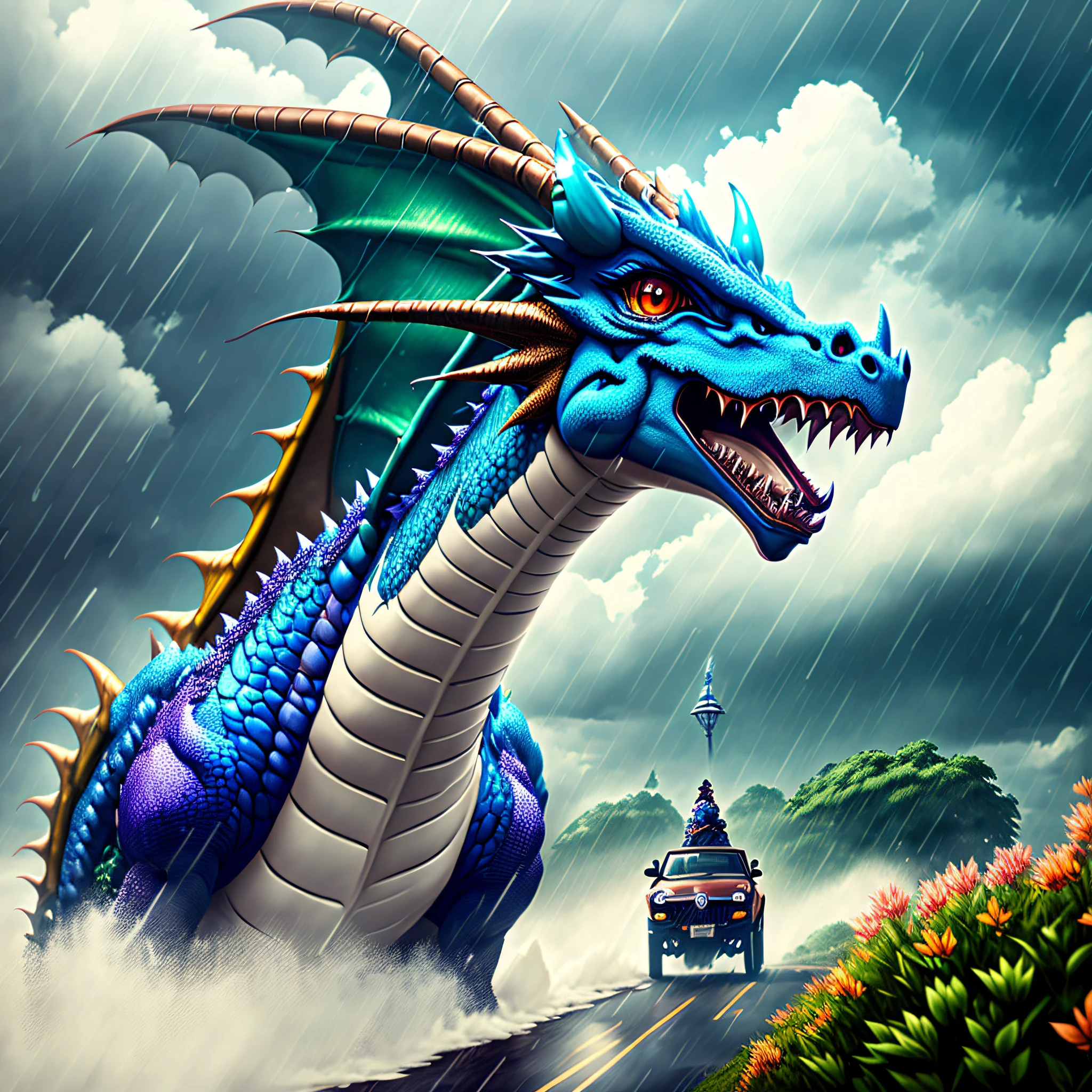downpours，Skysky，terroral，big dragon --auto
