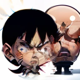 Naruto, Luffy, Goku e Saitama vs God
