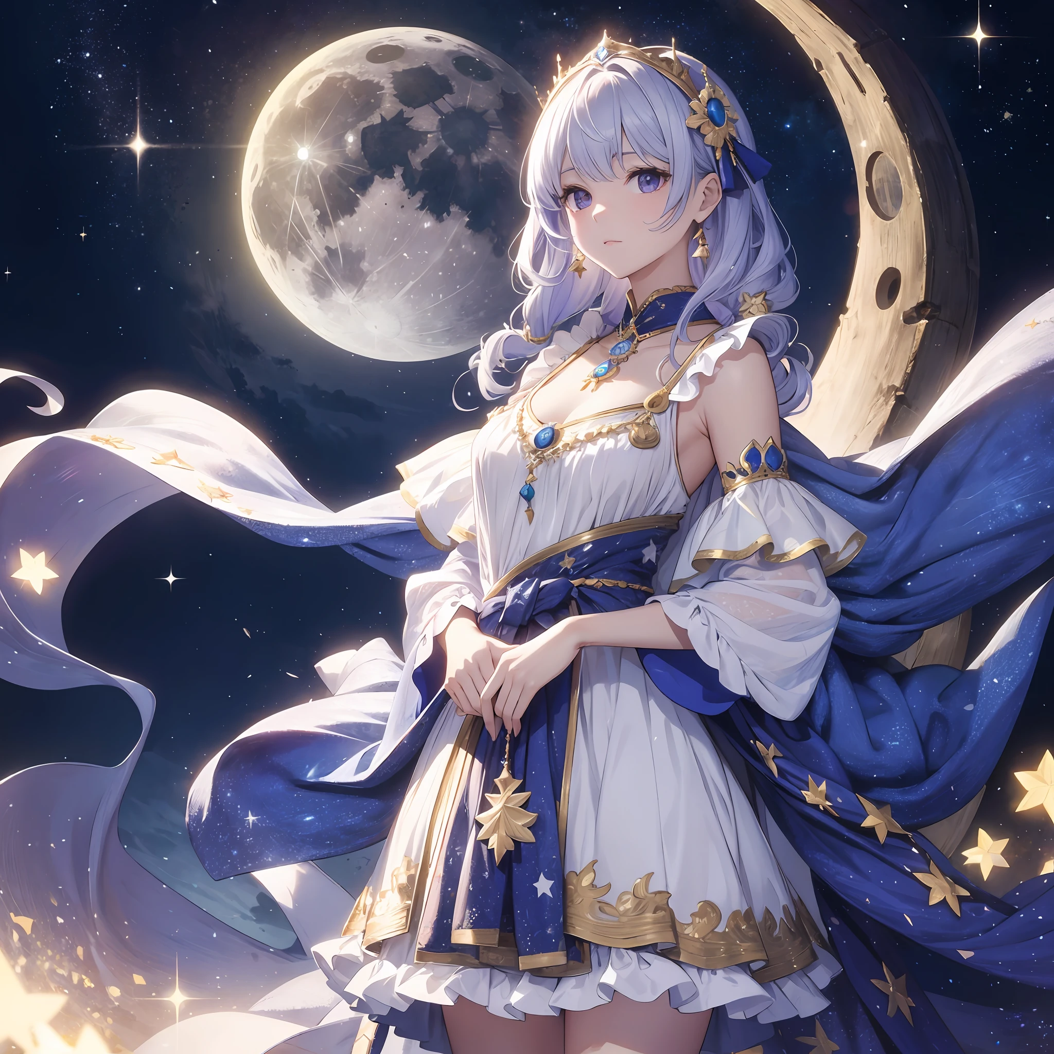 Wear the moon with stars,corolla,goddes --auto