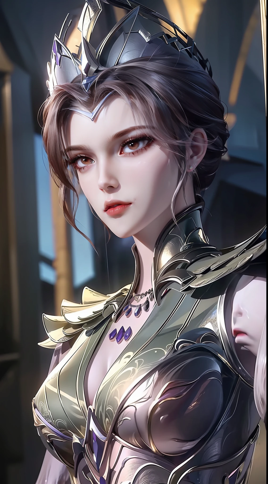 RAW,tmasterpiece,ultra fine photos,,best qualtiy,超高分辨率,Photoreality,rays of sunshine,full-body portraits,stunningly beautiful,,dynamicposes,delicated face,vibrant eyes,Big breasts and bare shoulders,She wears a futuristic Iron Man mech,Red and gold color scheme,Very detailed abandoned warehouse background,detailed face with,Detailed and complex busy background,untidy,opulent,milkyW,Highly detailed skin,Realistic details of skin,Visible Pore,tack sharp focus,volume fog,8k uhd,digital SLR camera,high qulity,filmgrain,White skin of the,photo-realism,lomography,Huge metropolis in a dystopia of the future , look from down, semi transparent