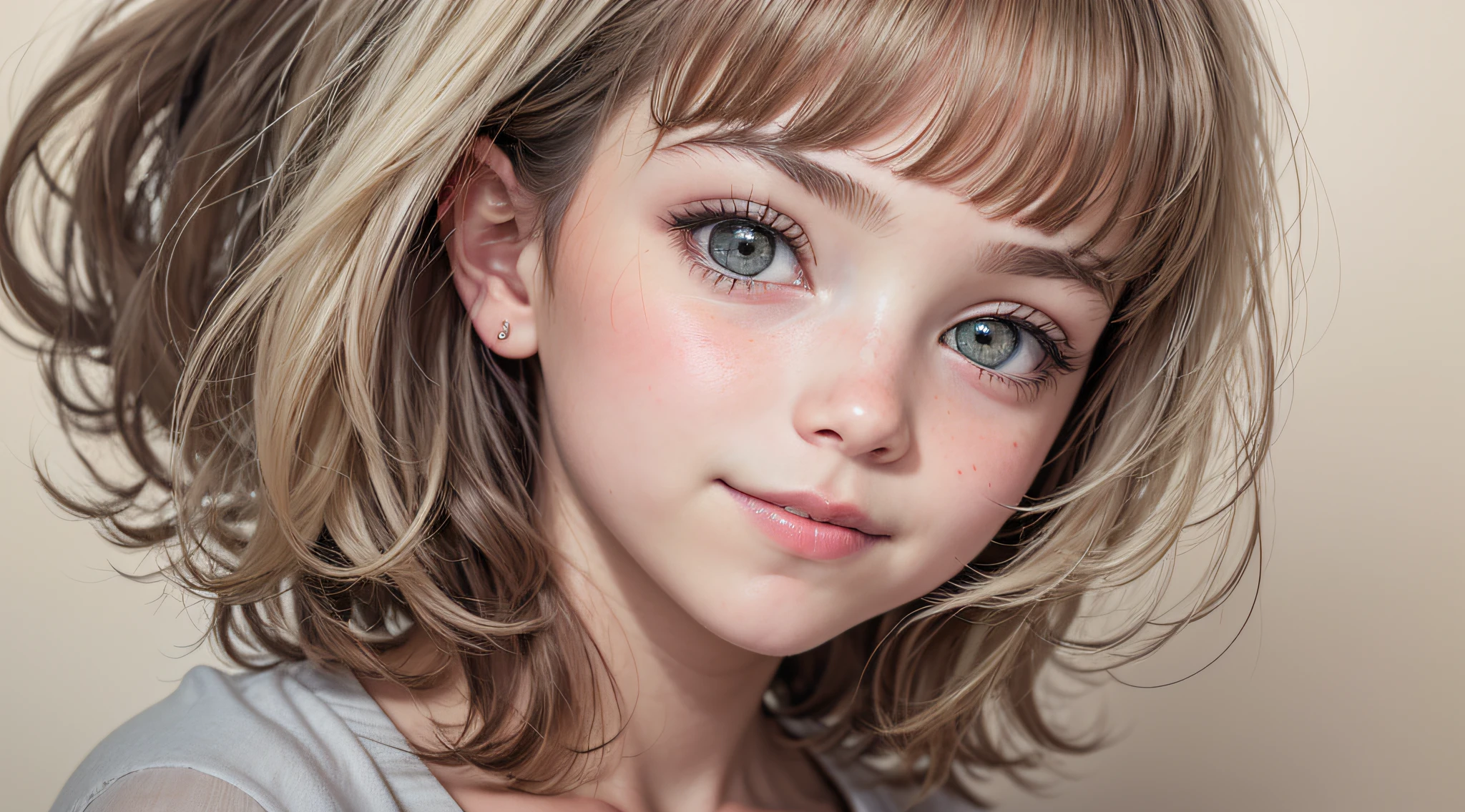 um desenho de uma MENINA KIDS com um cabelo longo e um grande sorriso, potrait de um rosto feminino, rosto de uma MENINA KIDS., retrato do rosto de uma mulher, rosto da mulher, retrato do rosto feminino, sketch of a caucasian face, rosto feminino, retrato do rosto de uma MENINA KIDS., retrato do rosto da MENINA , retrato do rosto, desenho simples, rosto detalhado de uma MENINA KIDS.