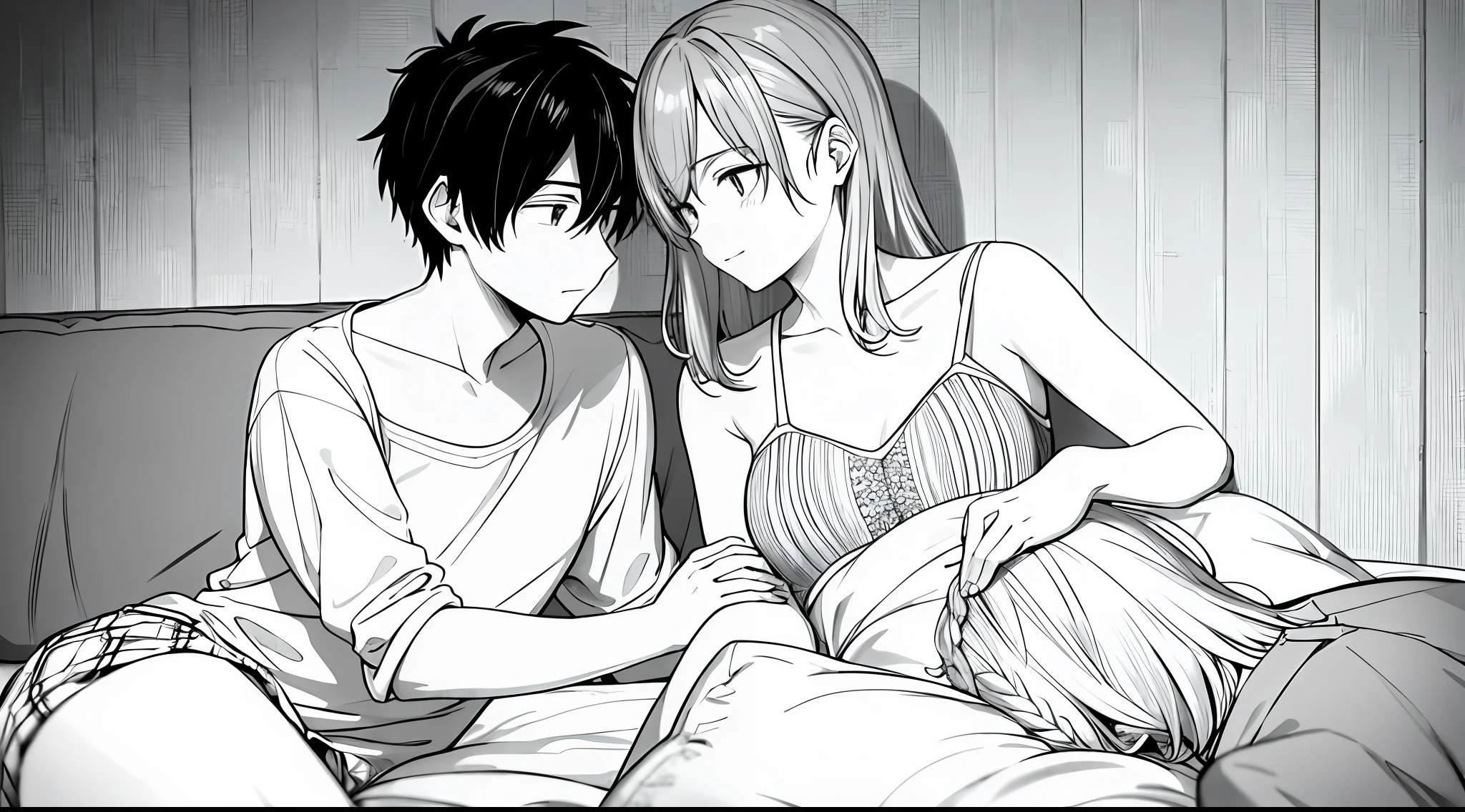 An intimate couple