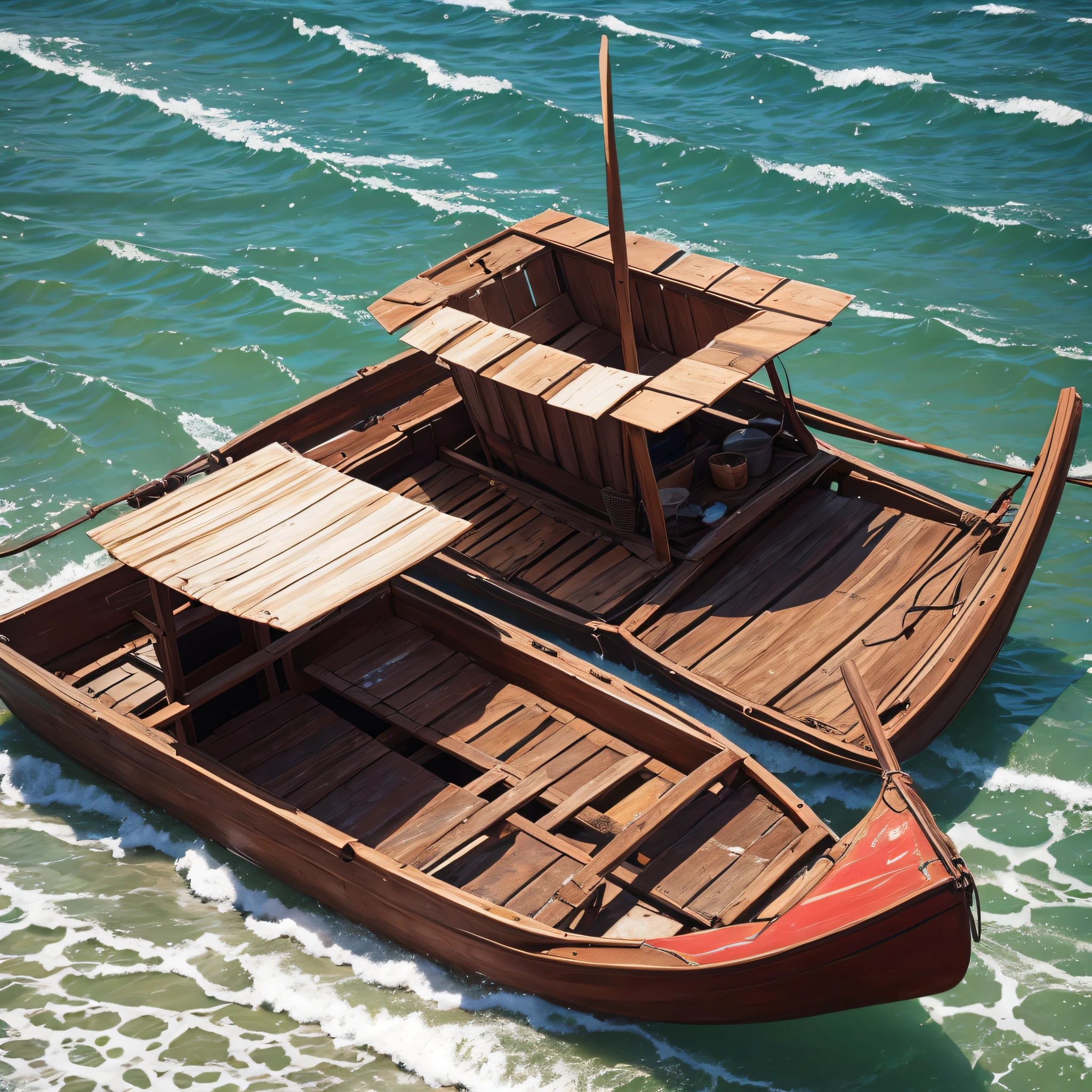 A tattered raft --auto