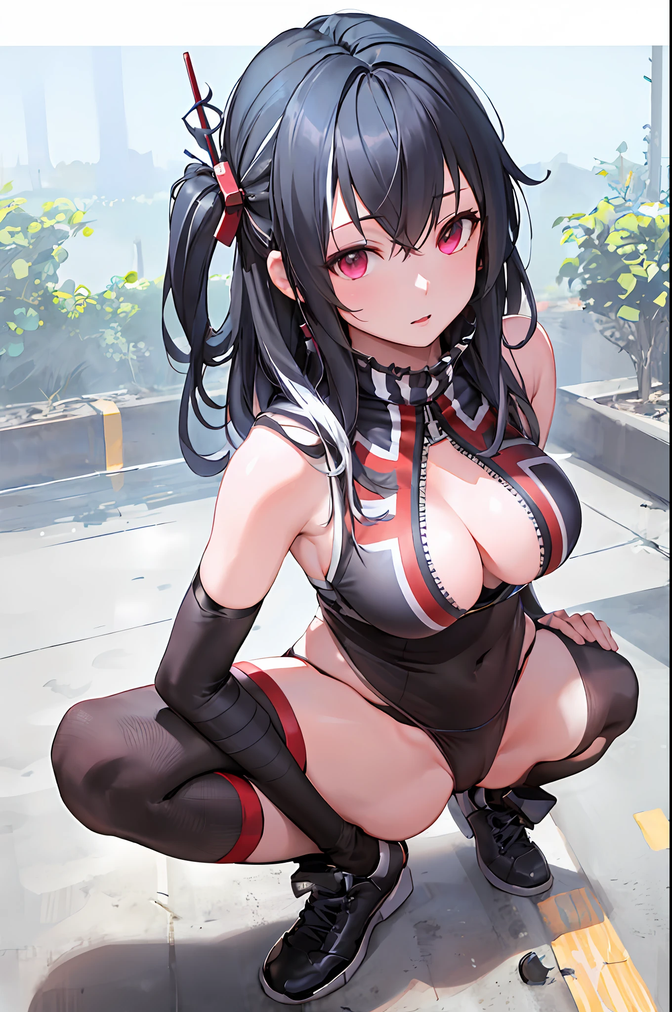 u47\(azur lane\),1girl,solo,china dress, looking at viewer, gloves,from above,, 8yk,raw photo, High Detail,(ray tracing),(masterpiece), (best quality), highres,(realistic:1.4),ultra detailed, physically-based rendering,