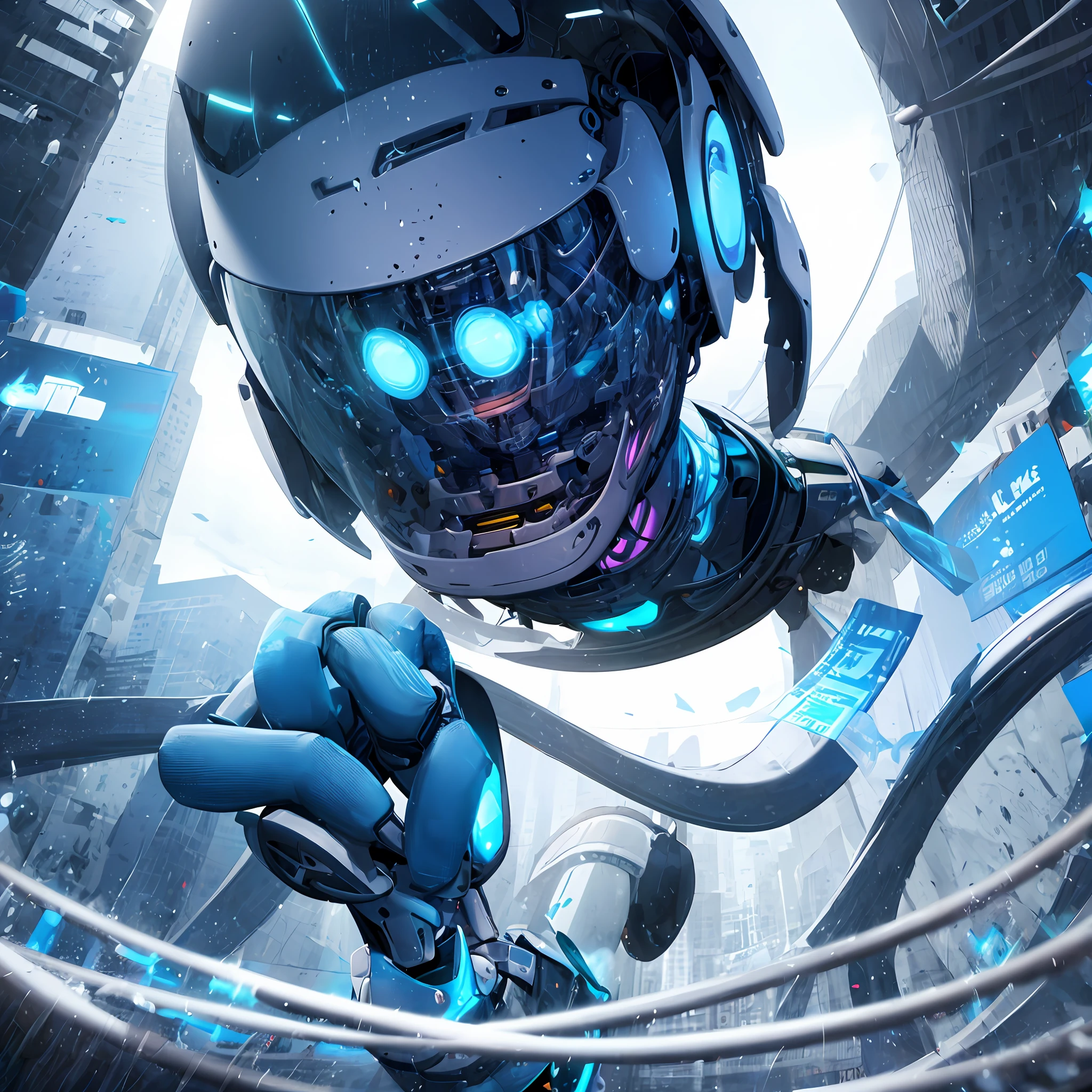 artificial intelligence in person, robotics, as would AI in person