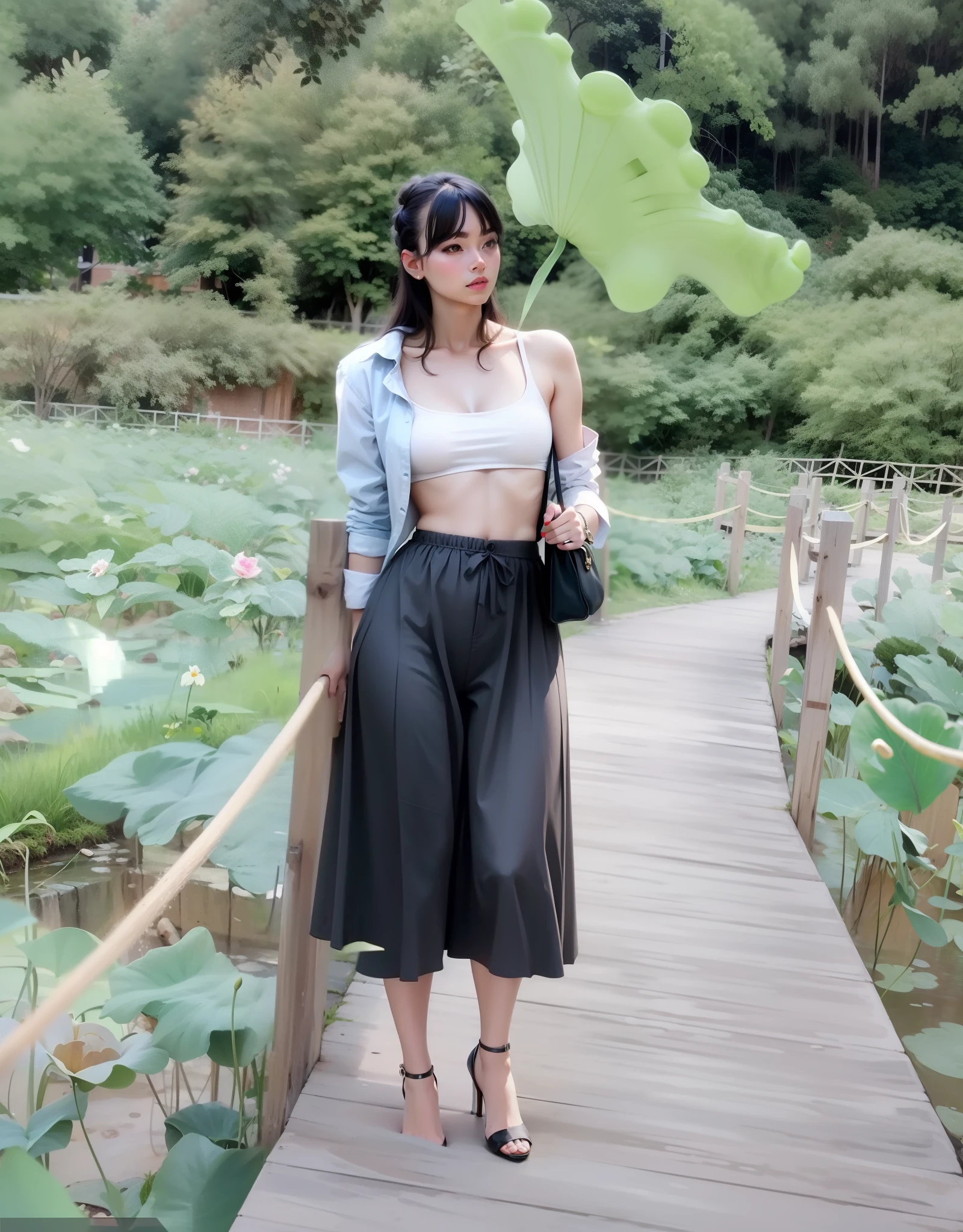 Feet wearing high heels