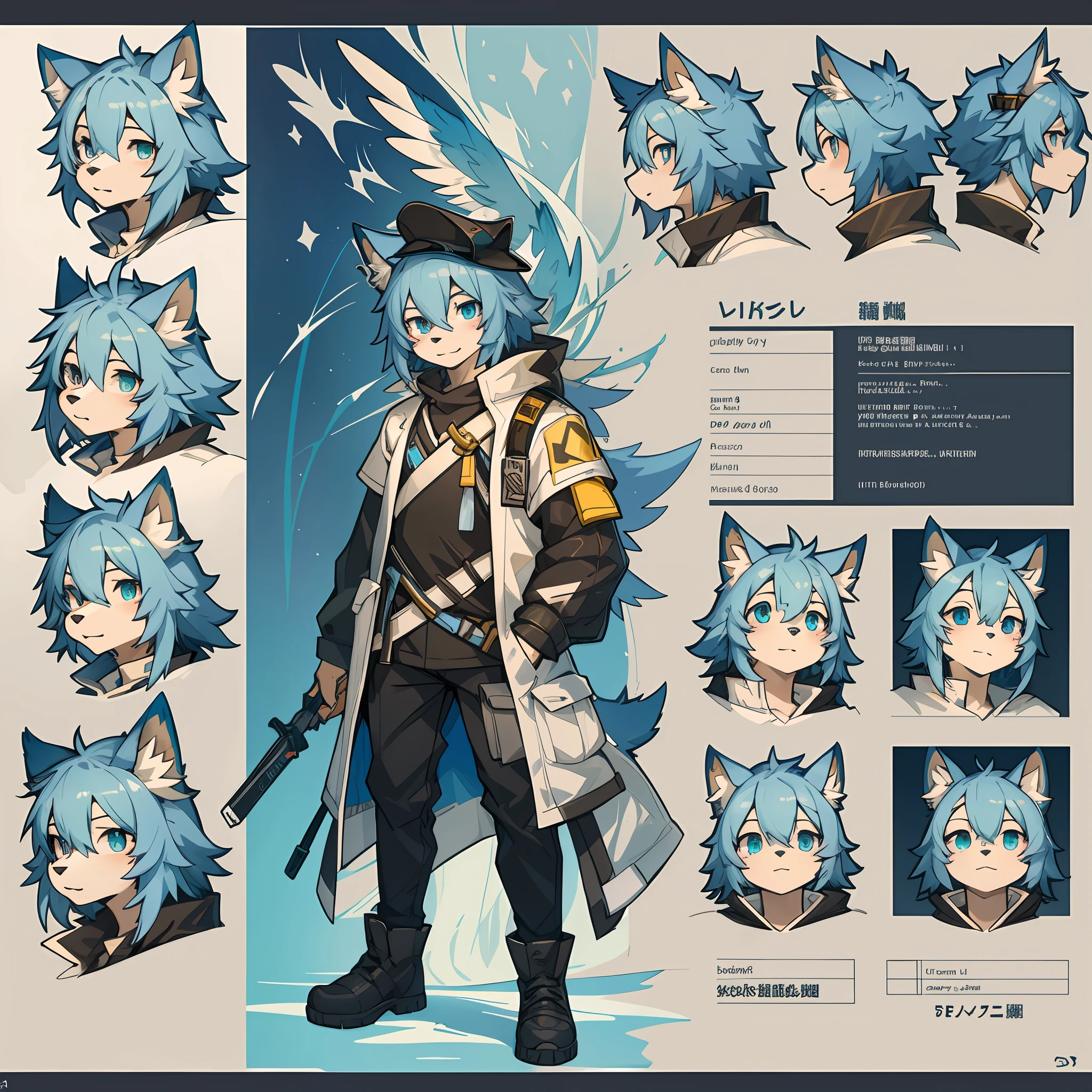 ((masterpiece)), (ultra detailed), (best quality), detailed background, (style of Arknights), (concept art, character sheet),absurdres(highly detailed beautiful face and eyes)perfect anatomy(angelic handsome boy, kemono, child)(furry anthro),