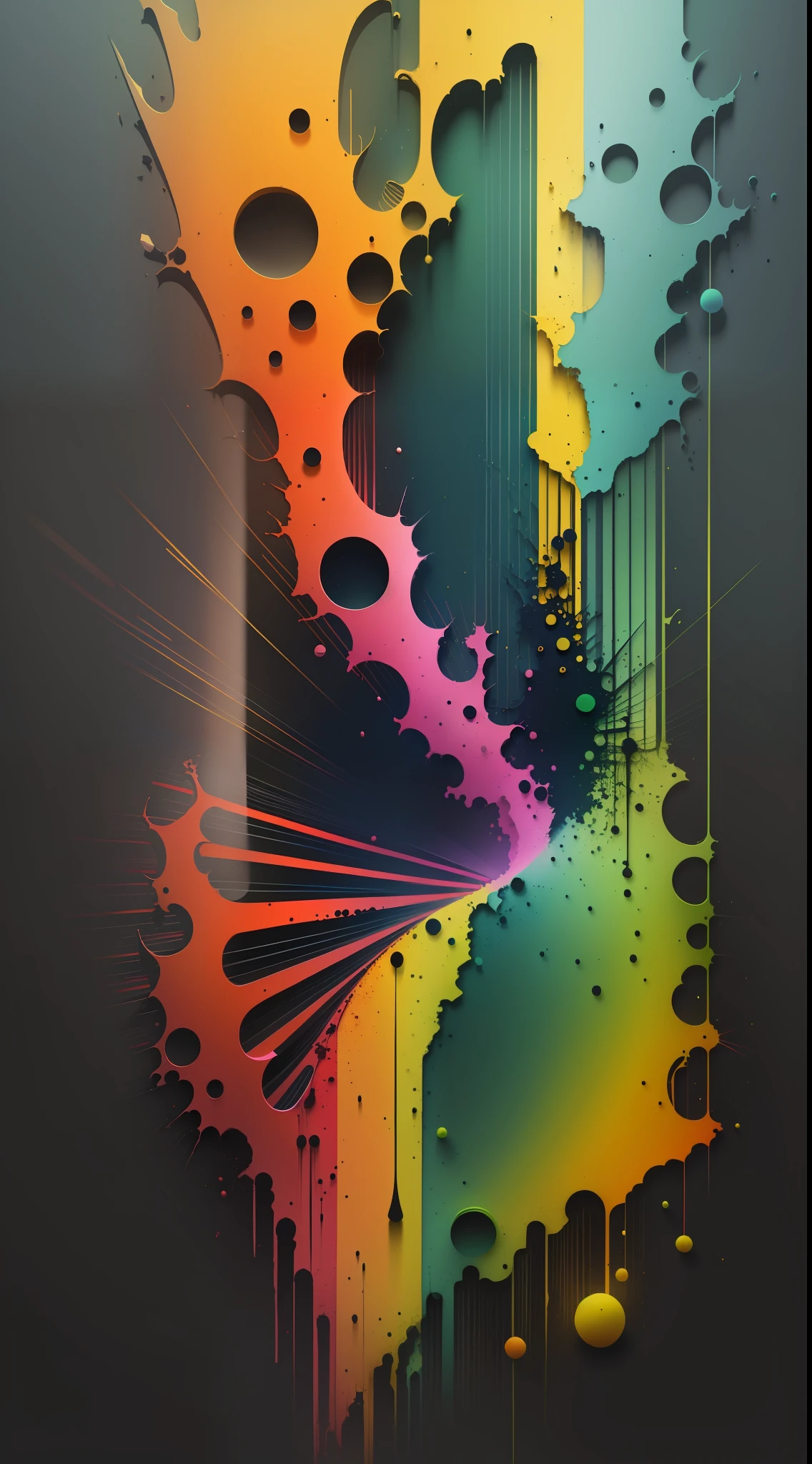 3d watercolor abstract,dark background,high resolution,high quality,colorful,green,red,blue