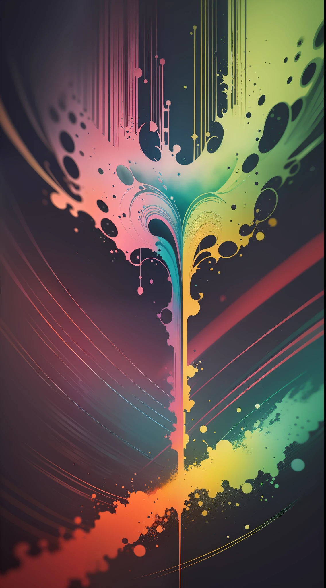 3d watercolor abstract,dark background,high resolution,high quality,colorful,green,red,blue