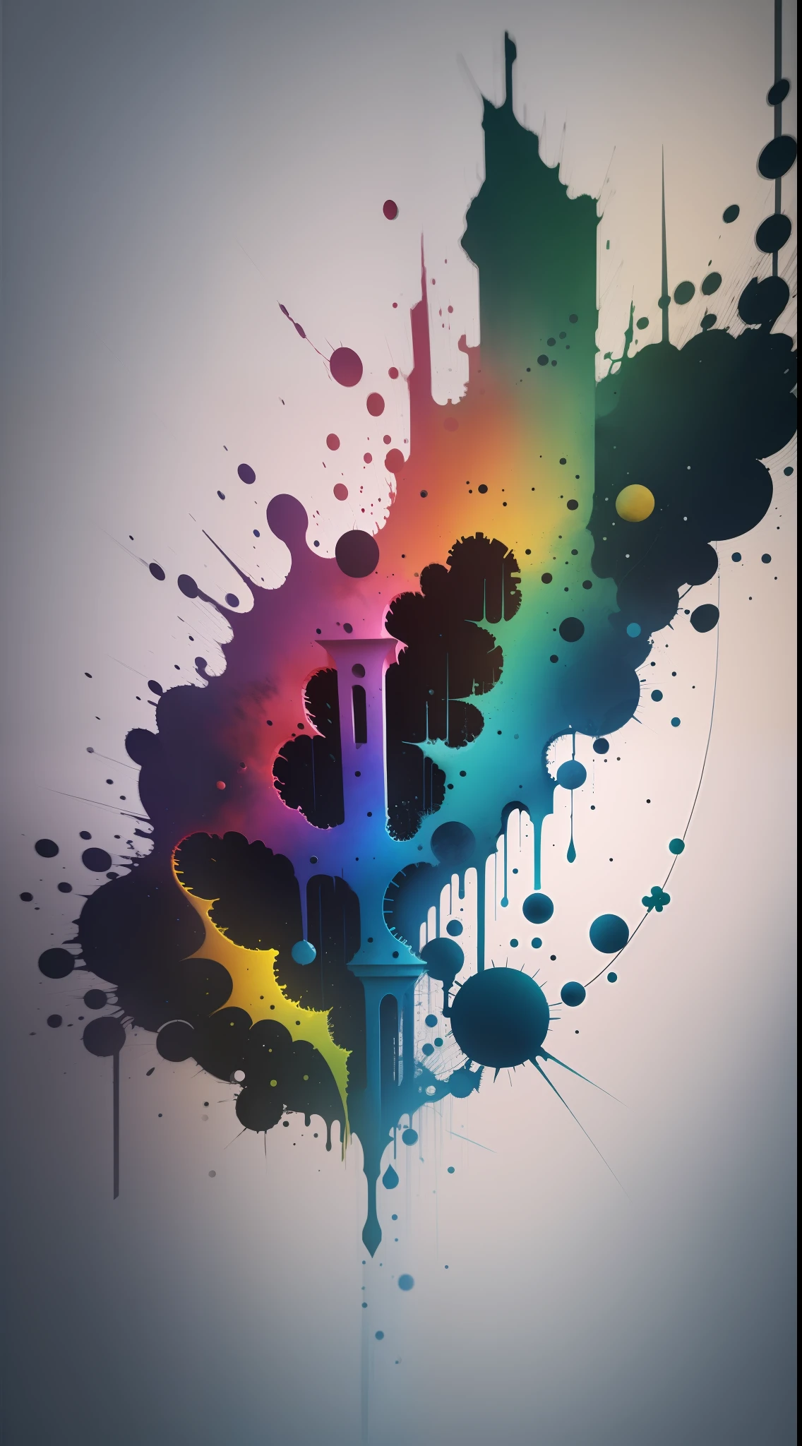 3d watercolor abstract,dark background,high resolution,high quality,colorful,green,red,blue