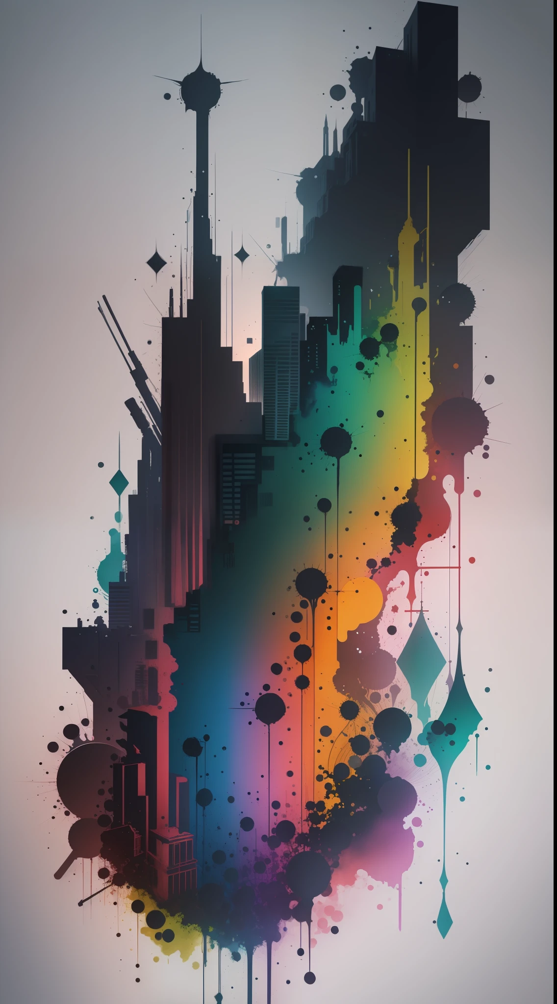 3d watercolor abstract,dark background,high resolution,high quality,colorful,green,red,blue
