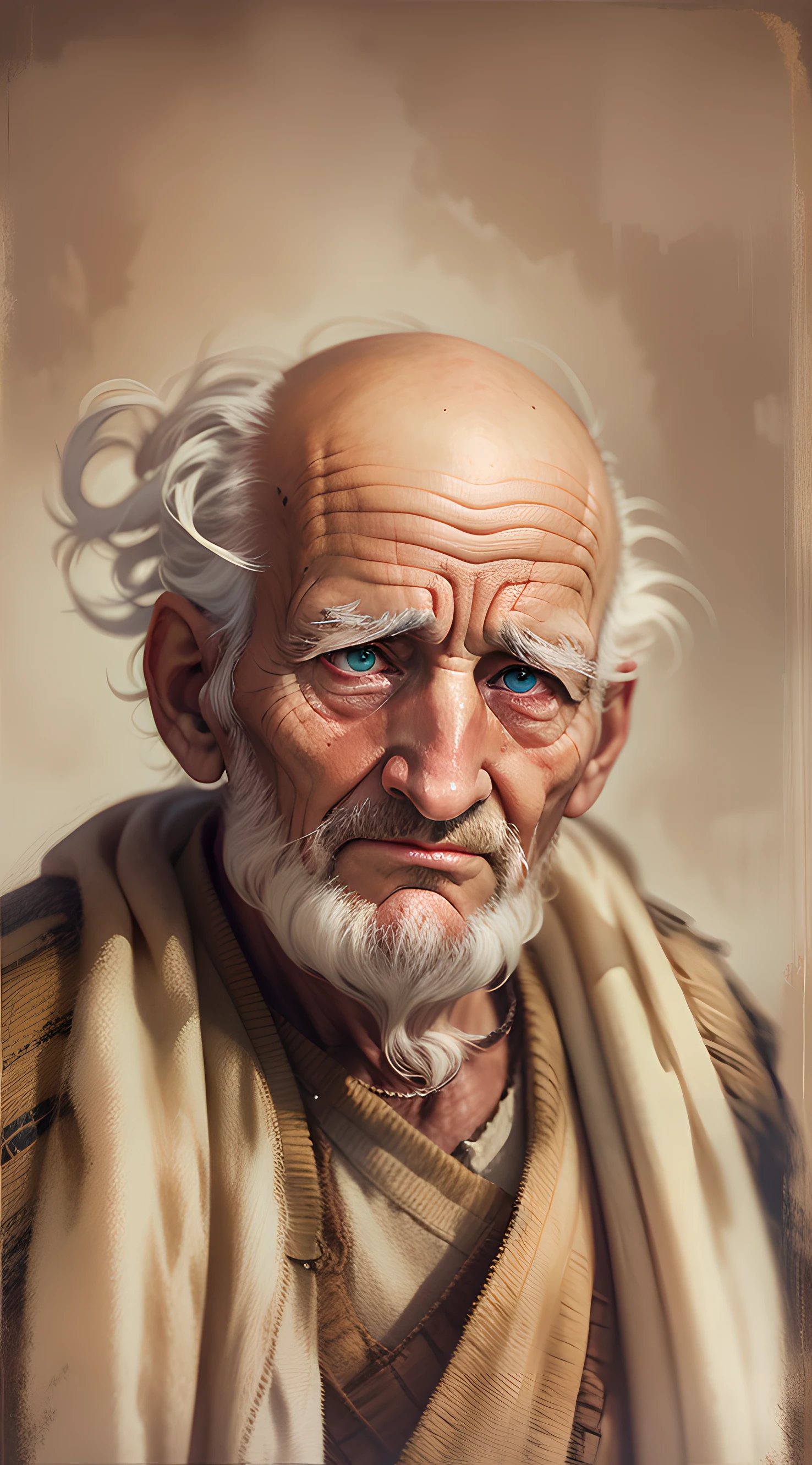 old testament bald man