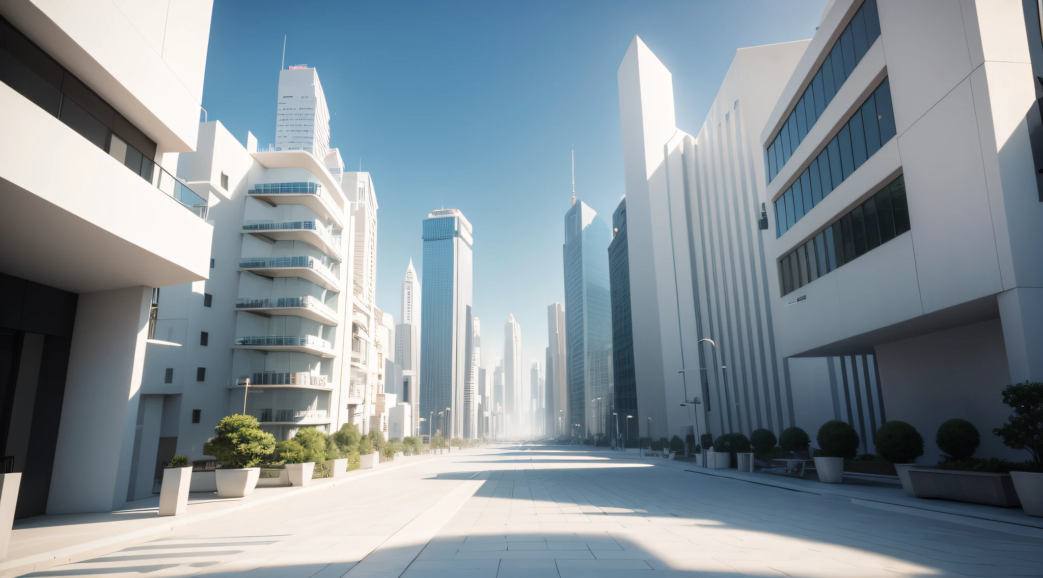 The White City of the future is a stunning metropolis stretching towards the horizon, con rascacielos relucientes y brillantes de color blanco inmaculado que parecen tocar el cielo. En esta ciudad del futuro, Technology is ubiquitous and scientific advances have taken humanity to new heights of progress and comfort..
The streets are full of silent and elegant flying vehicles, while the sidewalks are covered with white marble tiles and the fountains and monuments are carved in alabaster. The buildings are adorned with solar panels and clean energy technology, lo que garantiza que la ciudad sea completamente autosuficiente y sostenible.
A medida que el sol se pone, la ciudad se ilumina con una luz resplandeciente y colorida, con cada edificio y calle brillando en diferentes tonalidades de blanco puro. The city is full of life and movement, with a sense of energy and palpable excitement in the air.
Dentro de un apartamento en uno de los rascacielos, se puede encontrar un ambiente tranquilo y acogedor, With minimalist and ultra-modern white and silver furniture that integrates perfectly with the advanced technology of the city. The walls are covered with virtual reality screens that allow inhabitants to immerse themselves in dreamy virtual worlds., mientras que una amplia ventana de vidrio ofrece vistas impresionantes de la ciudad blanca y luminosa.
En resumen, the White City of the future is a marvel of technology and architecture, A vibrant and exciting metropolis that embodies the vision of a better and brighter future, where everything is clear and white like purity and perfection. --auto