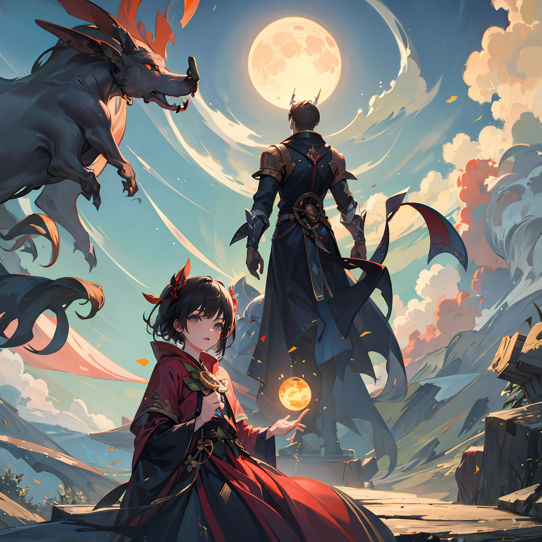 Messaging cloud for myths of moonrise