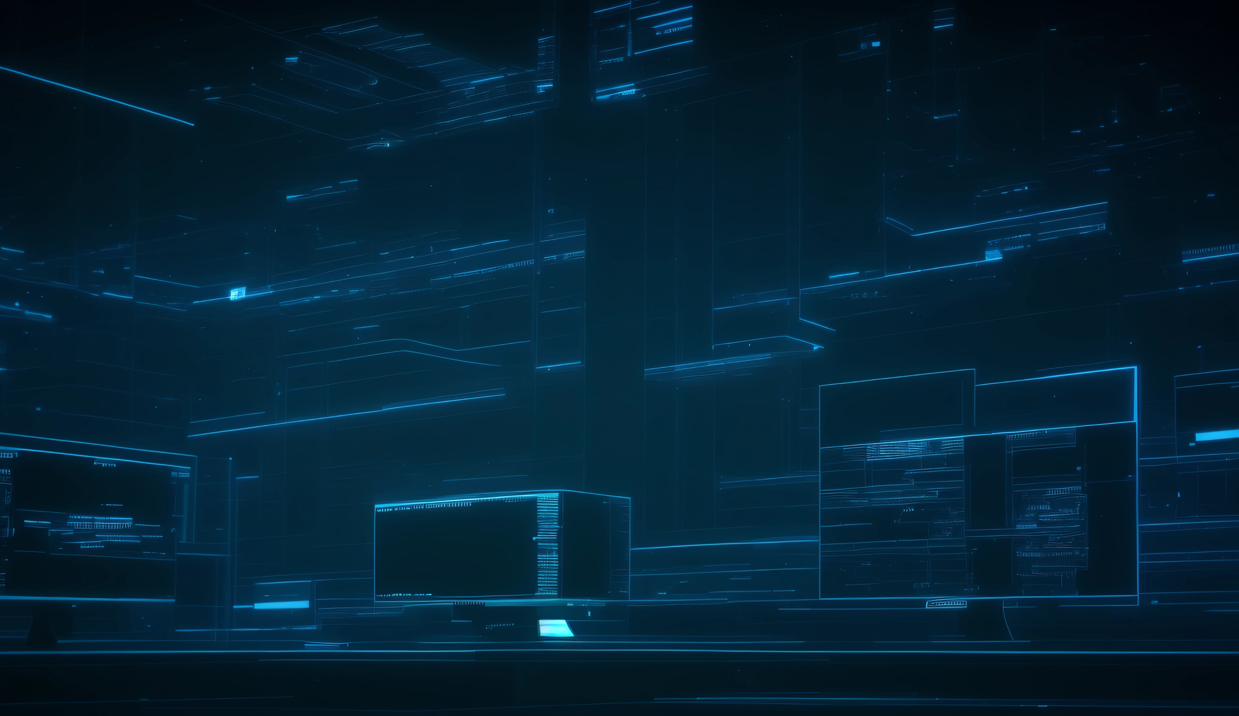 arafed image of a blue and black background with a computer screen, background of digital greebles, cyber background, dark sci - fi background, in blueprint form, blueprint schematics, detailed sci - fi backgrounds, sci-fi movie cinematic frame, cyber - punk background, cypherpunk background, cyberpunk background, abstract tech, architecture technical blueprint, futuristic background