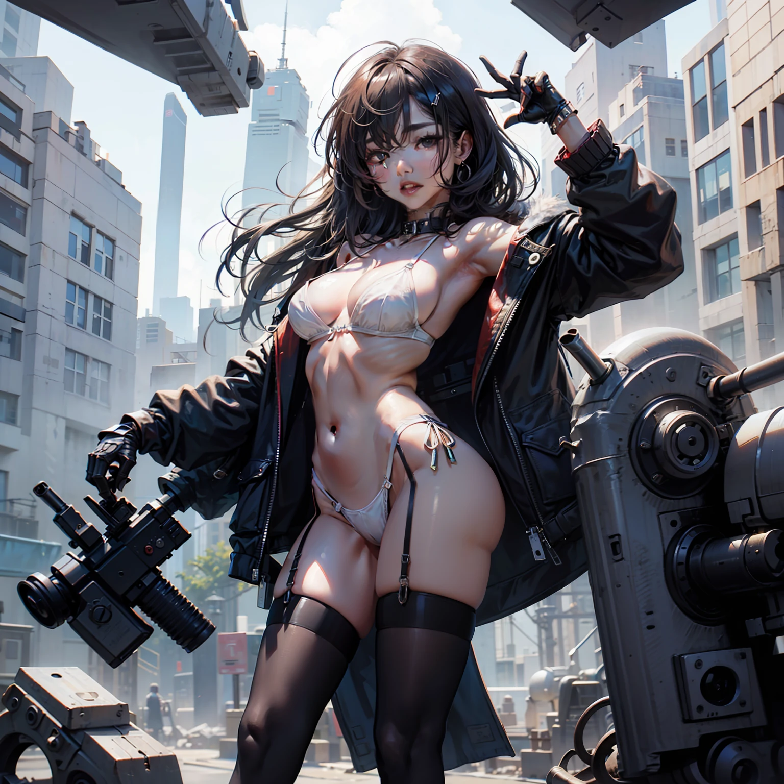Anatomically correct,Normal proportions,Clear bra and panties,Young Korean beauty,Naked,opening legs,black lence stockings,Butt to the camera,seductiv,Naked,Raised sexy,with a good figure,The proportions are normal,plumw,Textured skin,white skin color,messy hair style,high qulity,Need,tmasterpiece,Cleavage is seductive,Beautiful facial features,s delicate face